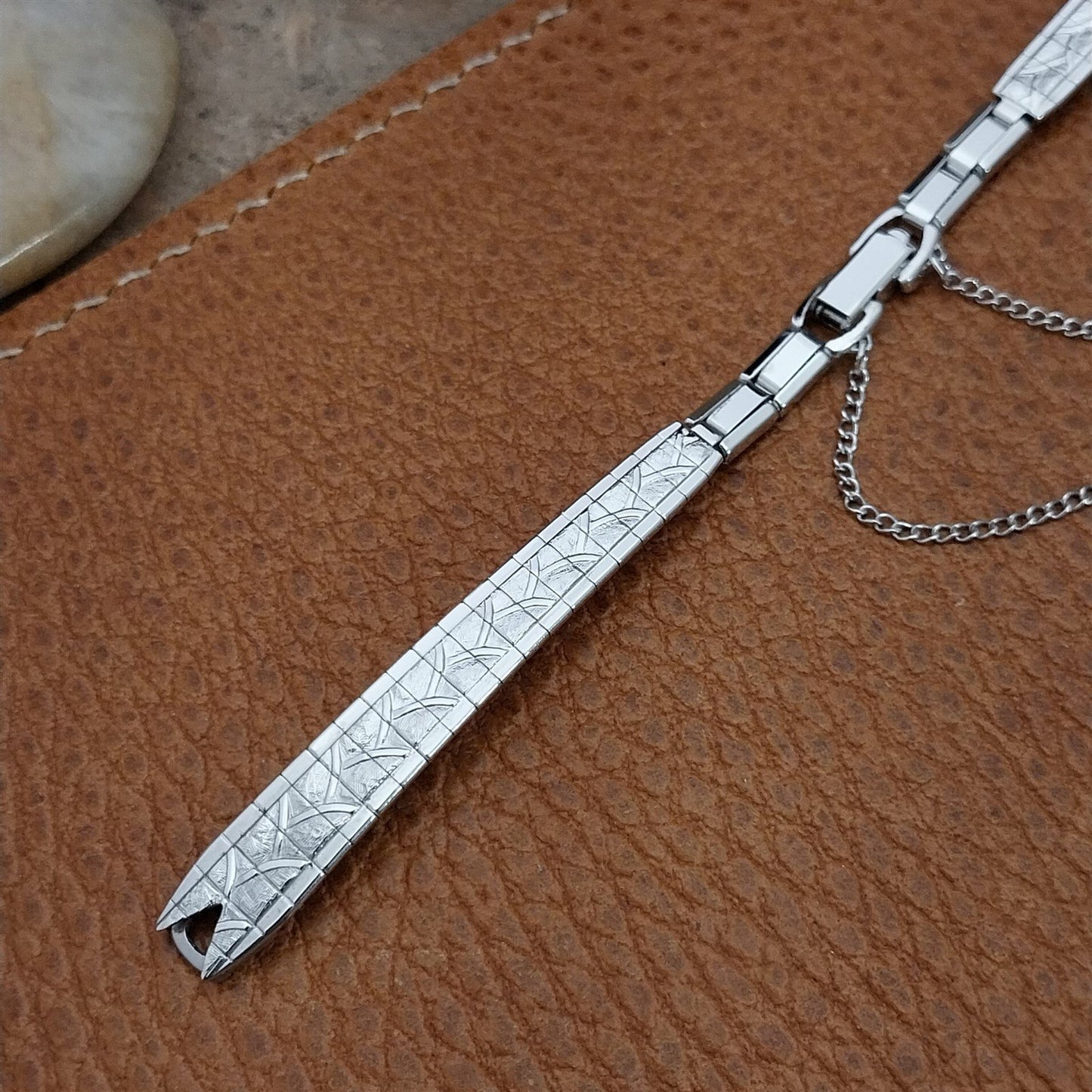 Ladies 10k White Gold-Filled Speidel Capistrano 1960s Unused Vintage Watch Band