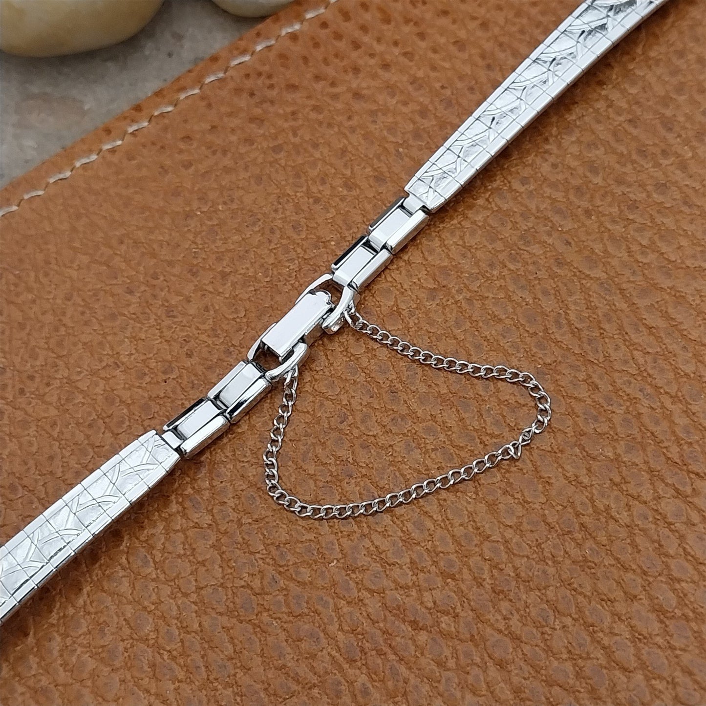 Ladies 10k White Gold-Filled Speidel Capistrano 1960s Unused Vintage Watch Band