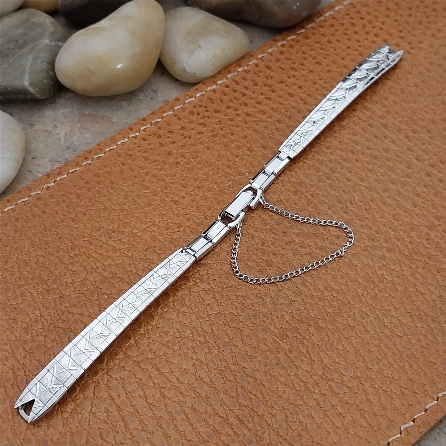 Ladies 10k White Gold-Filled Speidel Capistrano 1960s Unused Vintage Watch Band