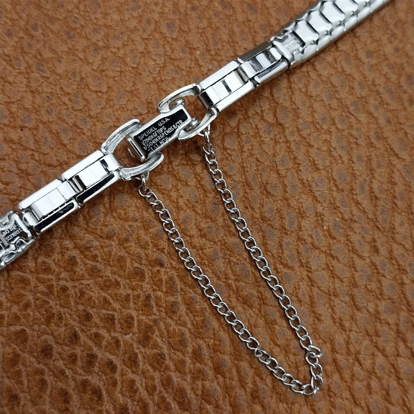 Ladies 10k White Gold-Filled Speidel Capistrano 1960s Unused Vintage Watch Band