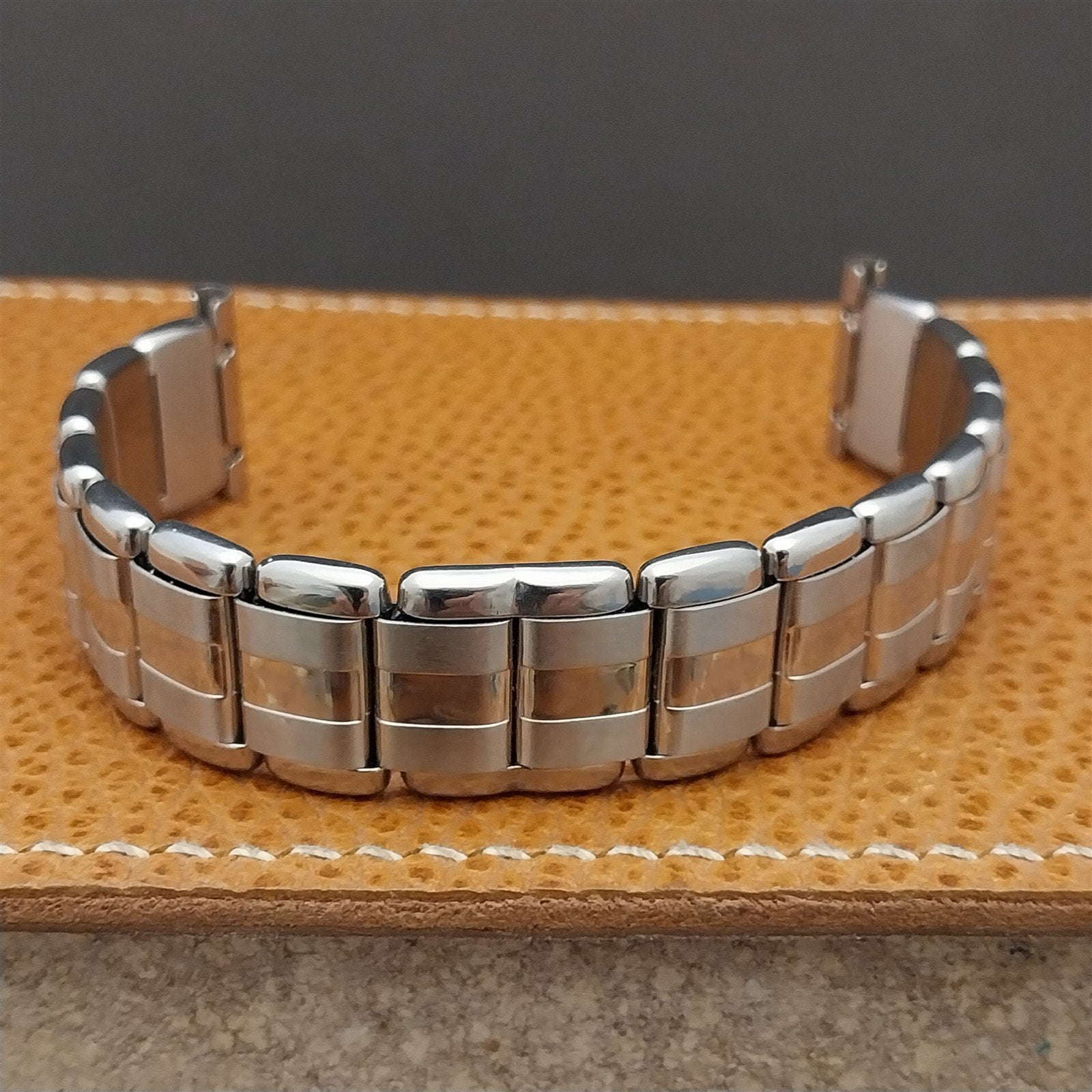 Vintage 18mm 17mm Stainless Steel Kiefer Cadman Continental Unused Watch Band