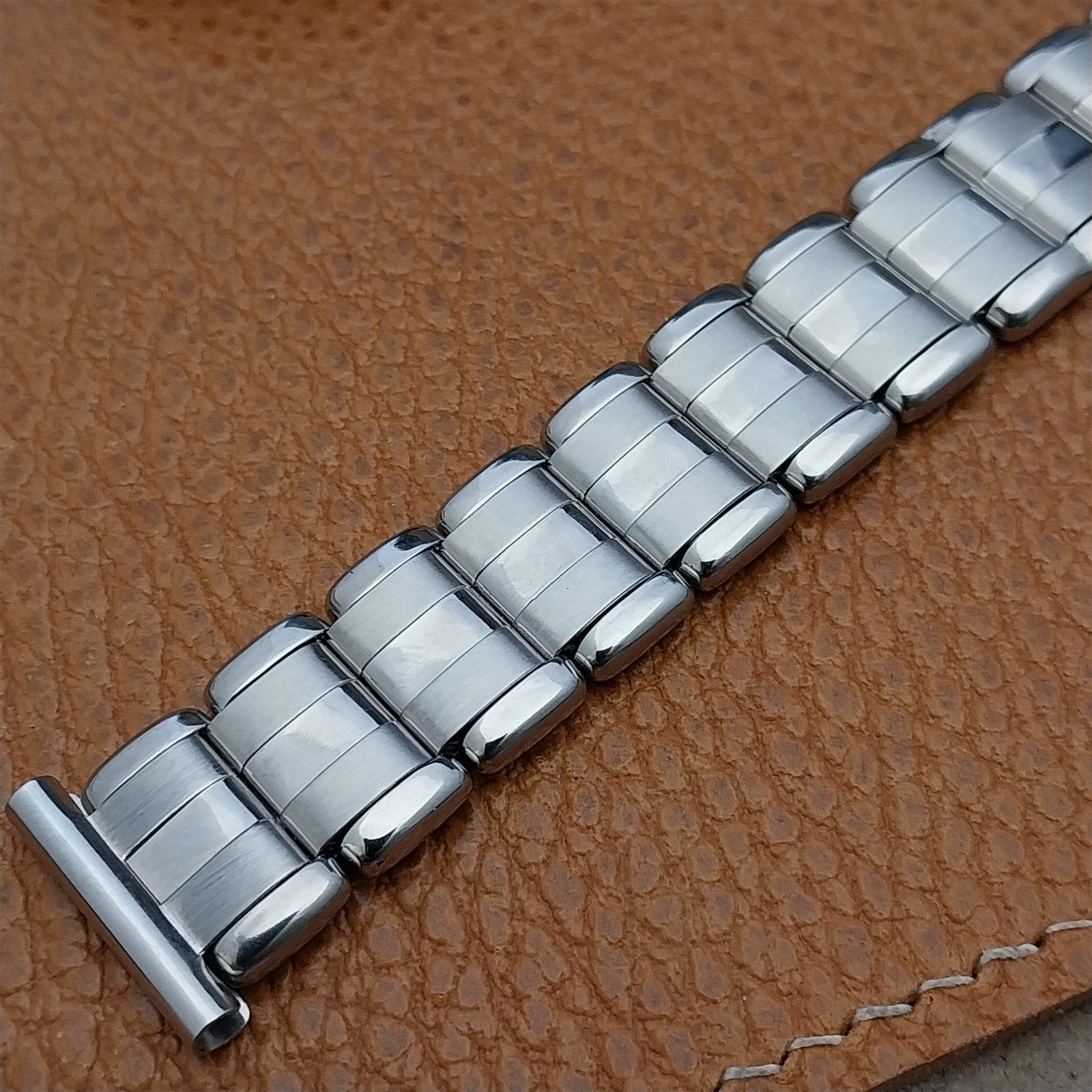 Vintage 18mm 17mm Stainless Steel Kiefer Cadman Continental Unused Watch Band