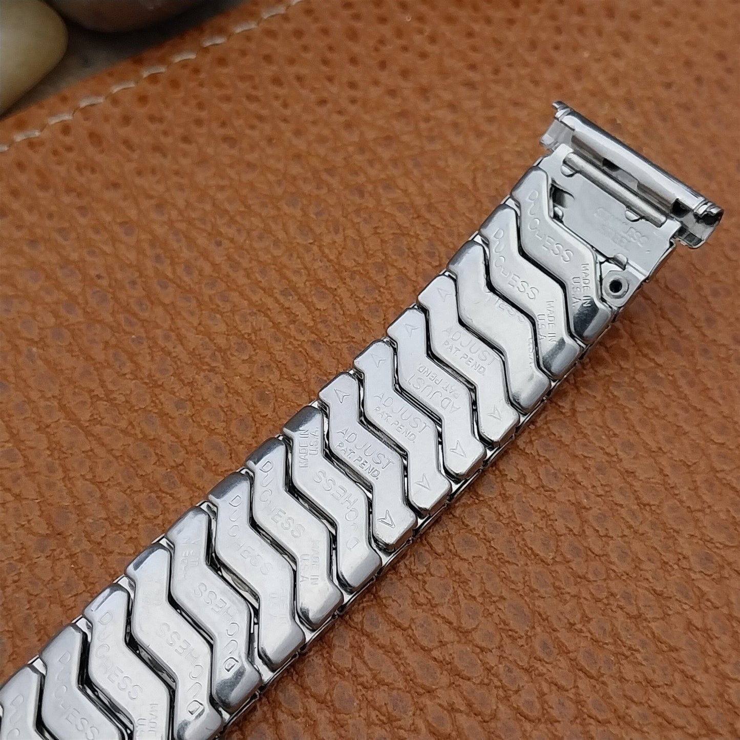 19mm 18mm 16mm Stainless Steel Expansion Duchess Unused 1950s Vintage Watch Band