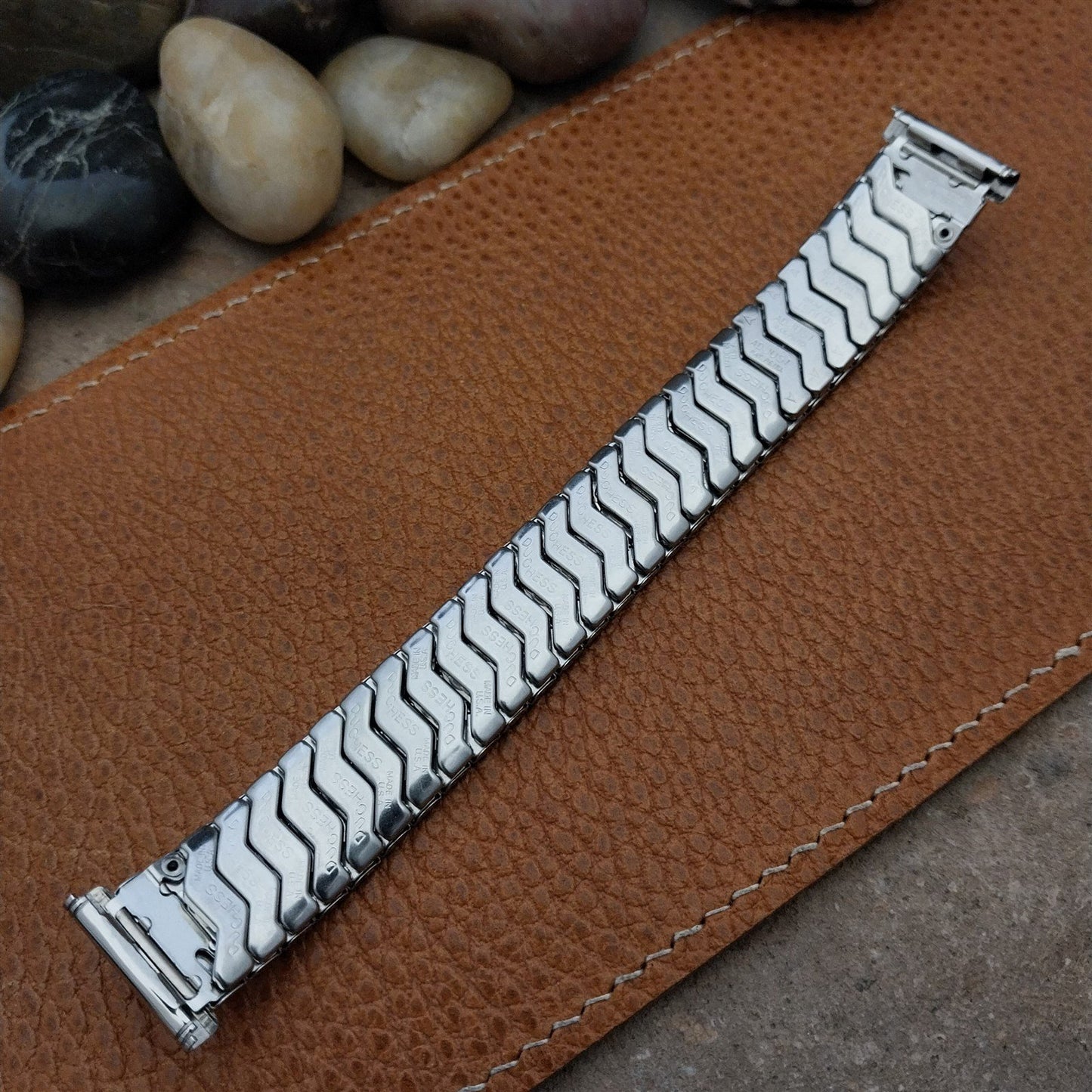 19mm 18mm 16mm Stainless Steel Expansion Duchess Unused 1950s Vintage Watch Band