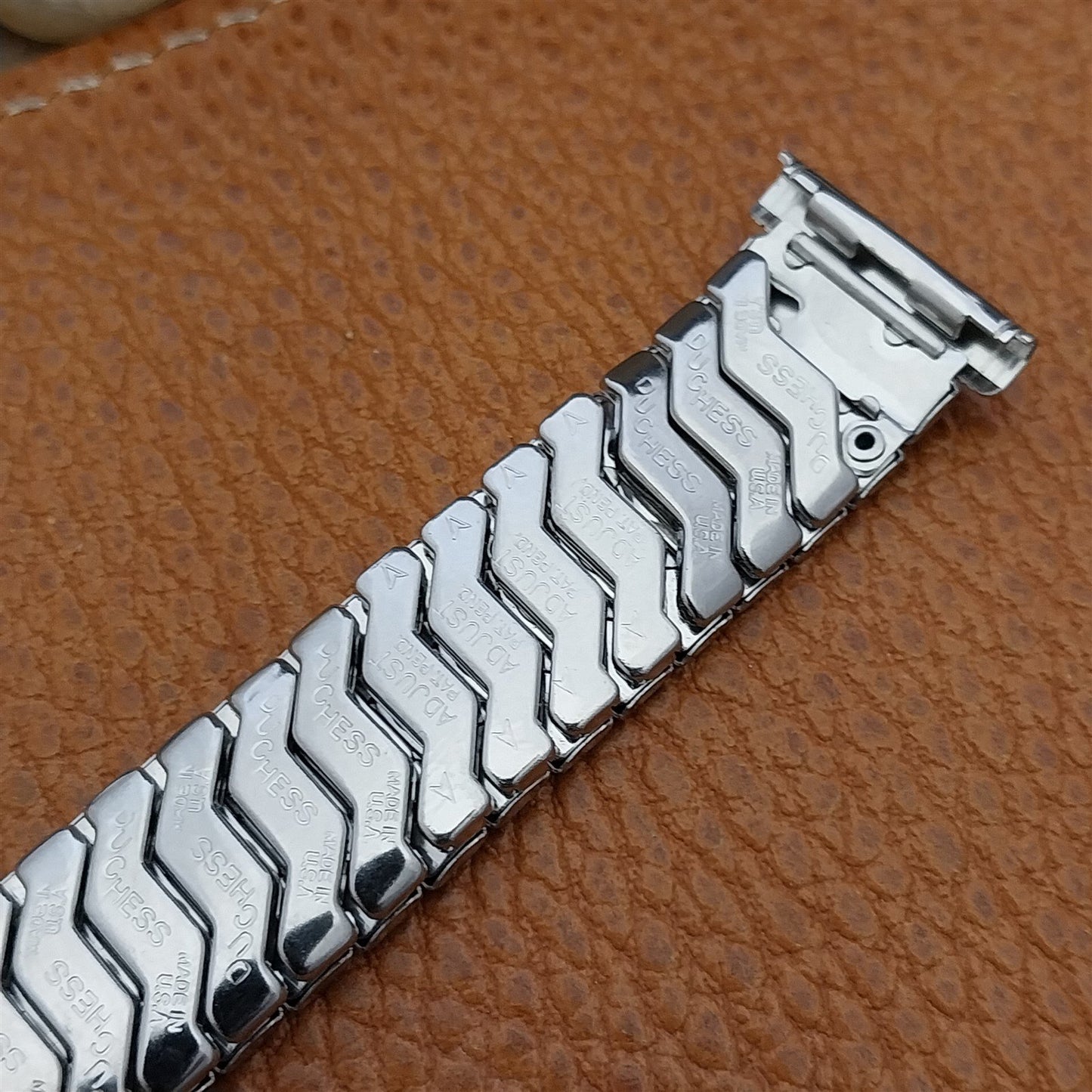 Vintage 19mm 18mm 16mm Stainless Steel Expansion Duchess Unused 1950s Watch Band