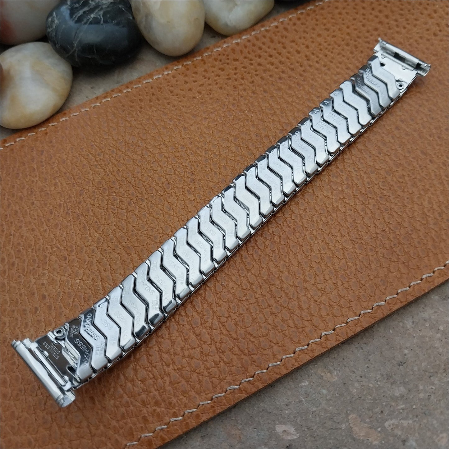 Vintage 19mm 18mm 16mm Stainless Steel Expansion Duchess Unused 1950s Watch Band