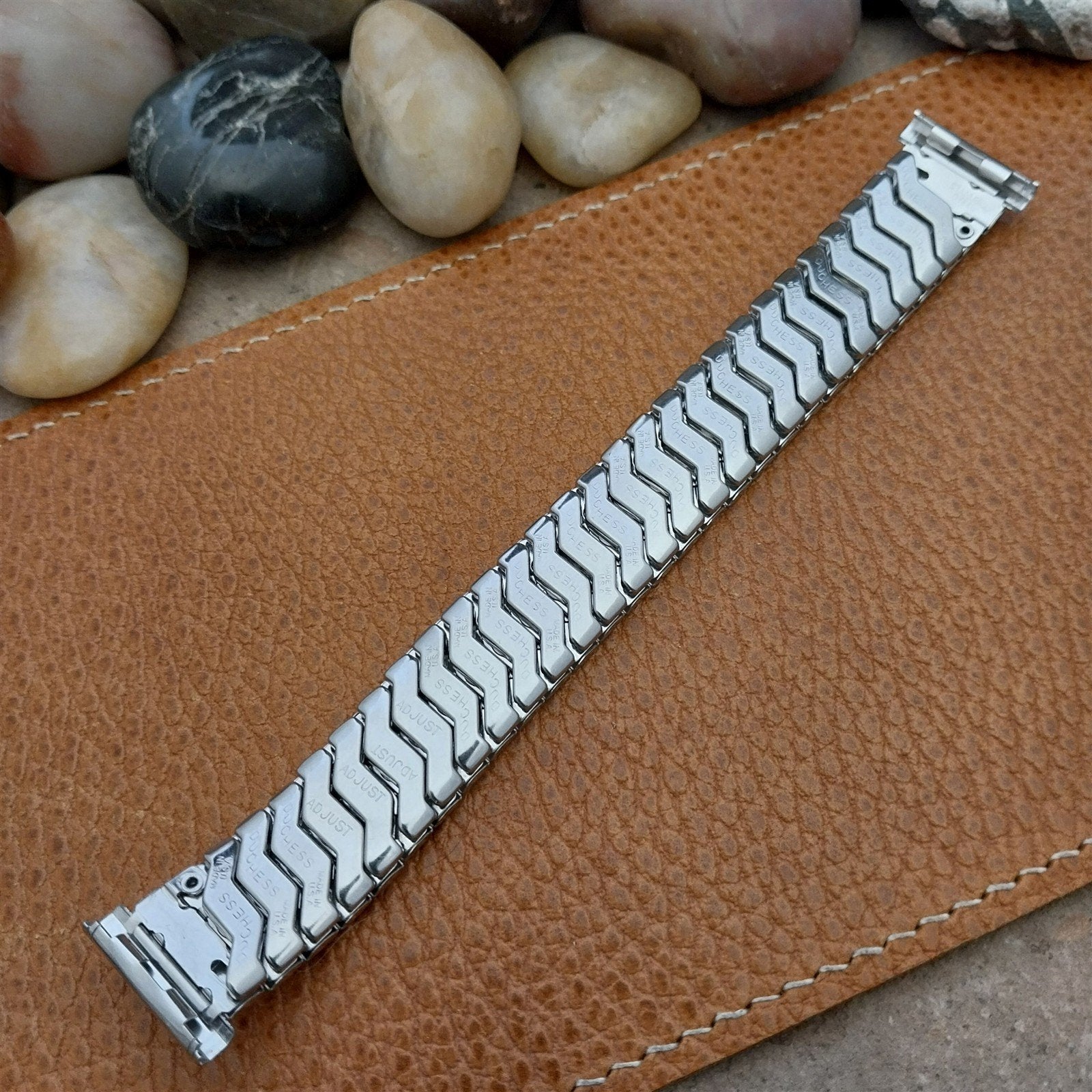 19mm 18mm 16mm Stainless Steel Expansion Duchess Unused 1950s Vintage Watch Band