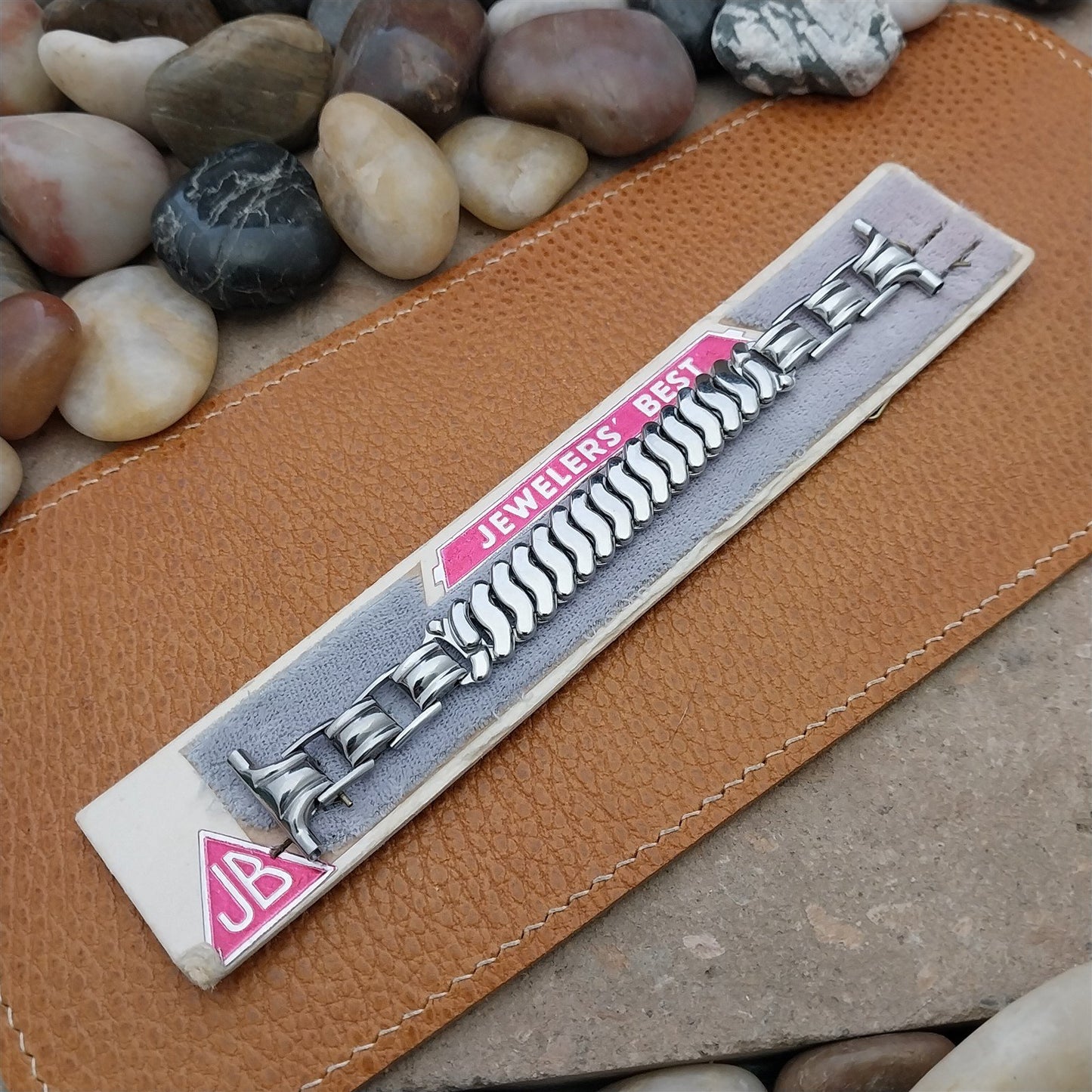 1940s Vintage 19mm 18mm 16mm JB Champion Stainless Steel nos Unused Watch Band