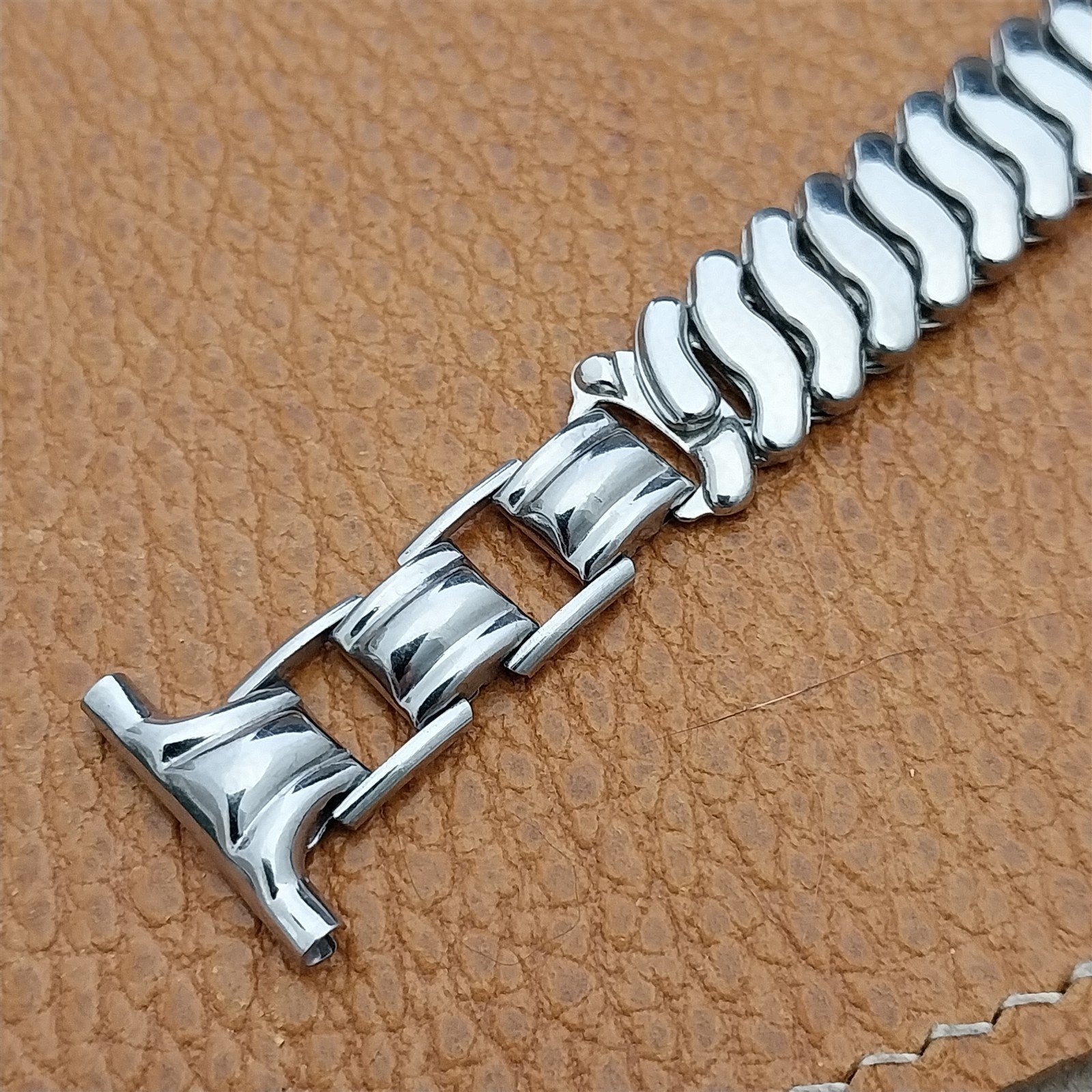 1940s Vintage 19mm 18mm 16mm JB Champion Stainless Steel nos Unused Watch Band