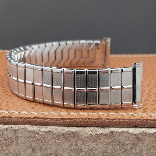 Vintage 19mm 18mm 16mm Duchess Classic Stainless Steel 1950s Stretch Watch Band