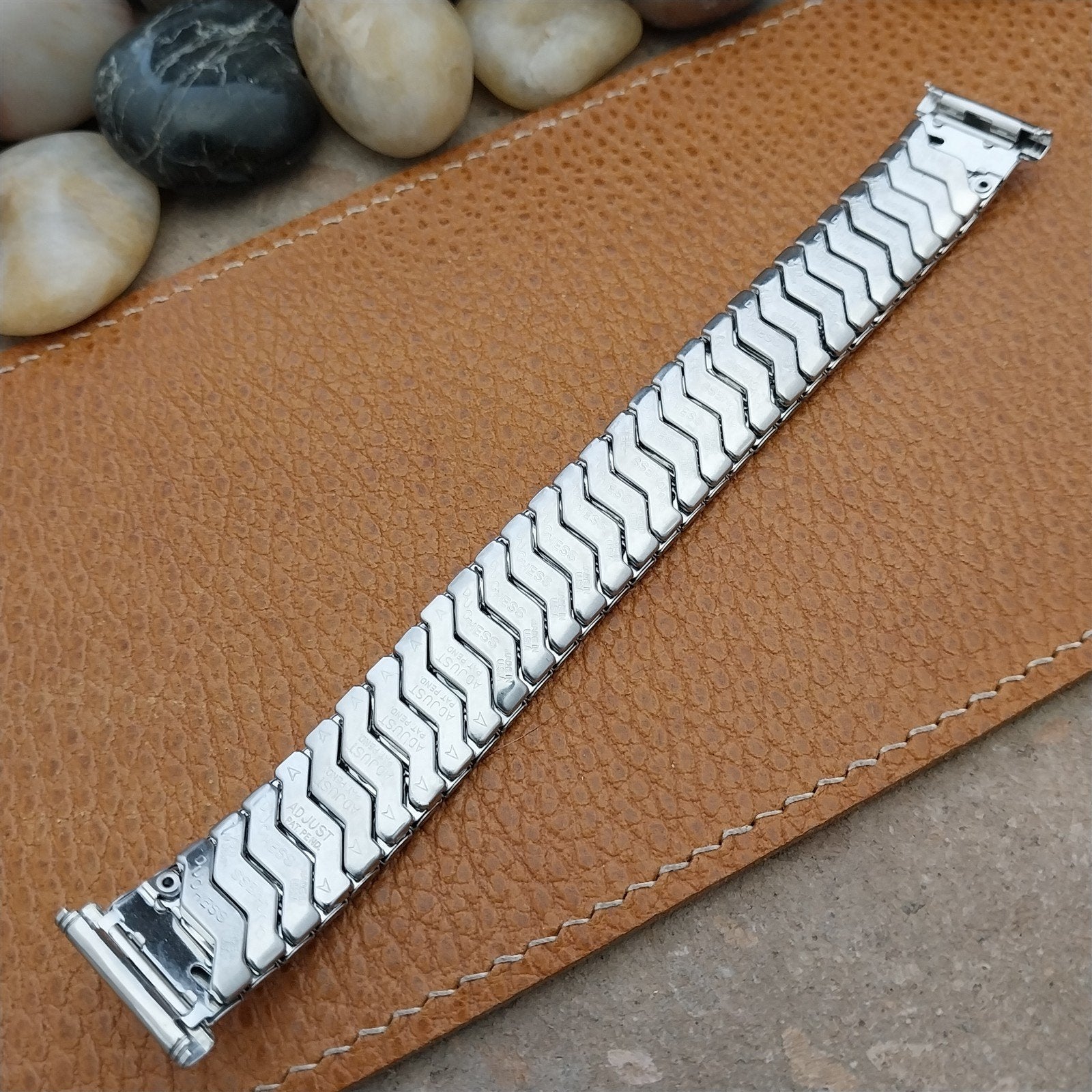 Vintage 19mm 18mm 16mm Duchess Classic Stainless Steel 1950s Stretch Watch Band