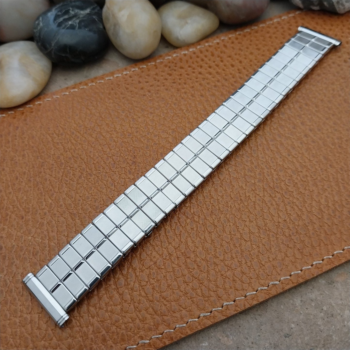 Vintage 19mm 18mm 16mm Duchess Classic Stainless Steel 1950s Stretch Watch Band