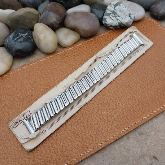1940s Vintage Enel 5/8" 15mm Stainless Steel Classic Stretch Unused Watch Band