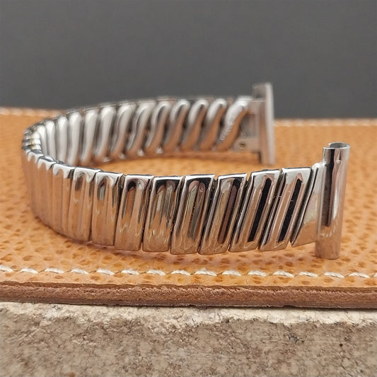 1940s Enel 19mm 16mm Stainless Steel Expansion Unused Vintage Watch Band