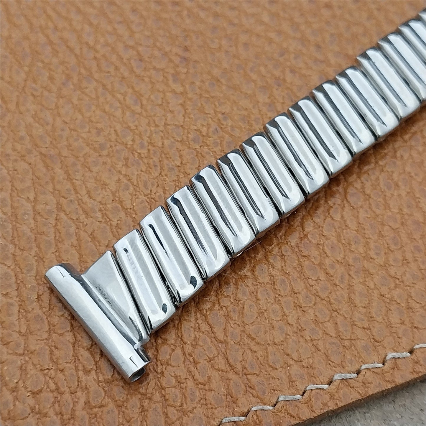 1940s Enel 19mm 16mm Stainless Steel Expansion Unused Vintage Watch Band