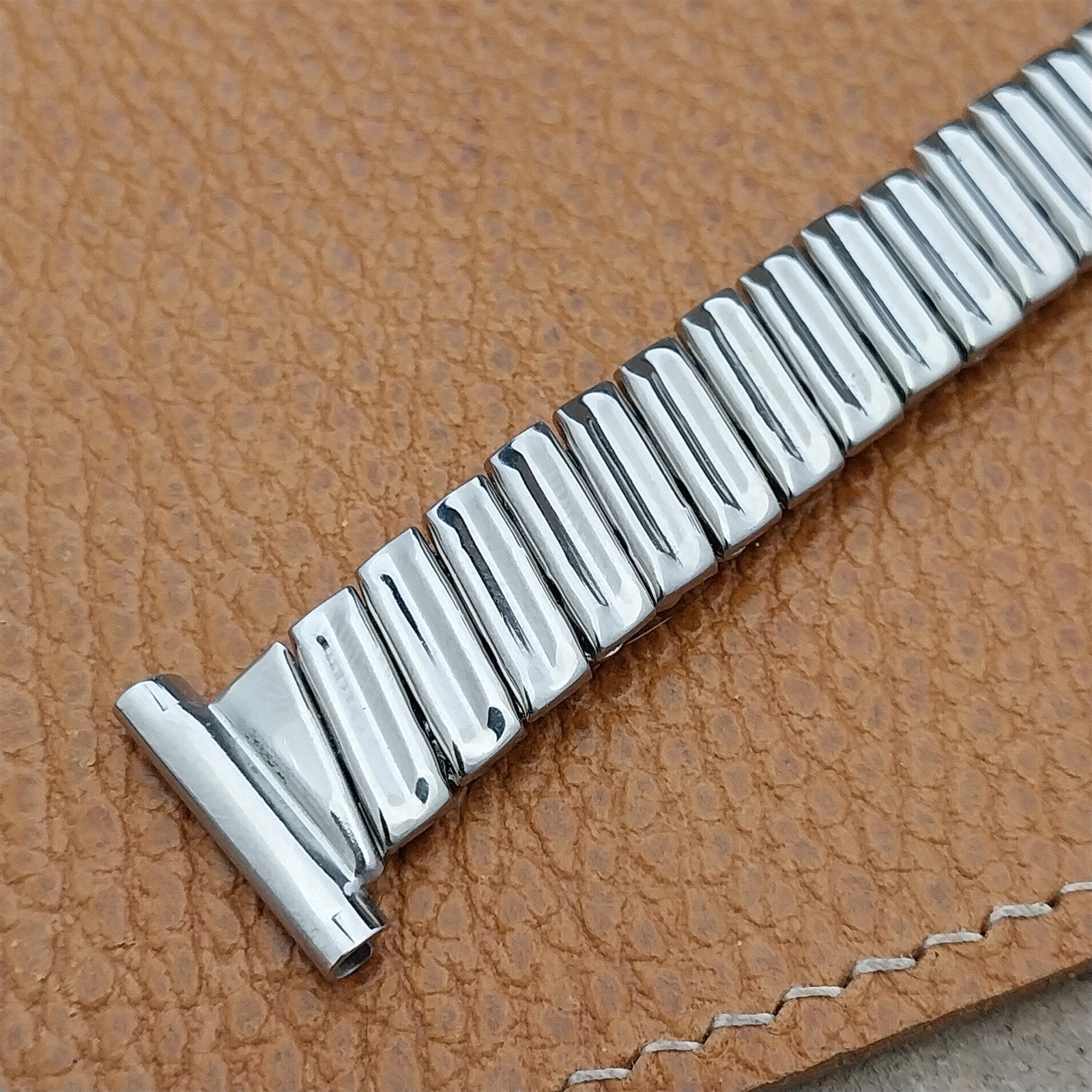 1940s Enel 19mm 16mm Stainless Steel Expansion Unused Vintage Watch Band