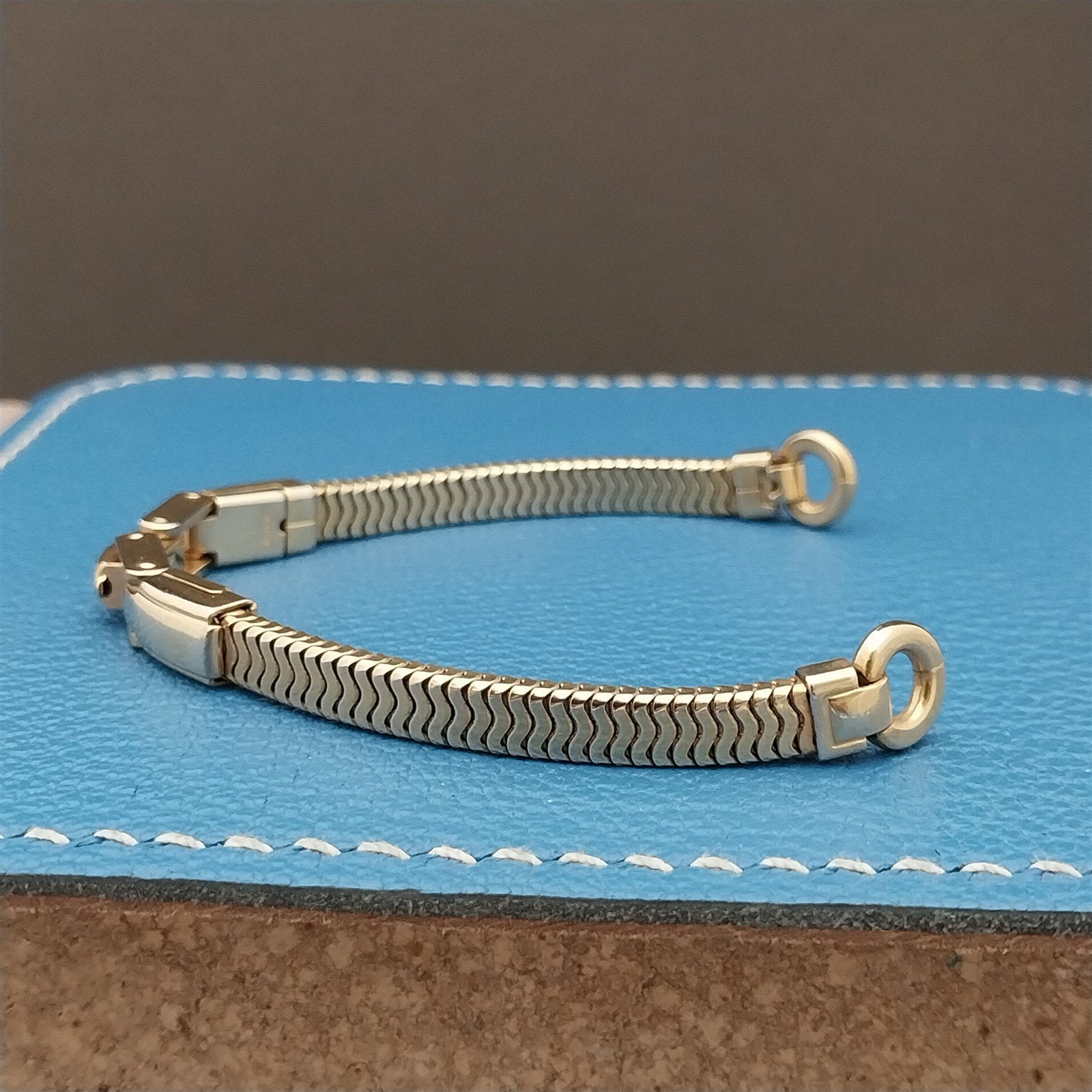 Vintage Ladies Forstner 12k Yellow Gold-Filled Unused 1950s Cocktail Watch Band