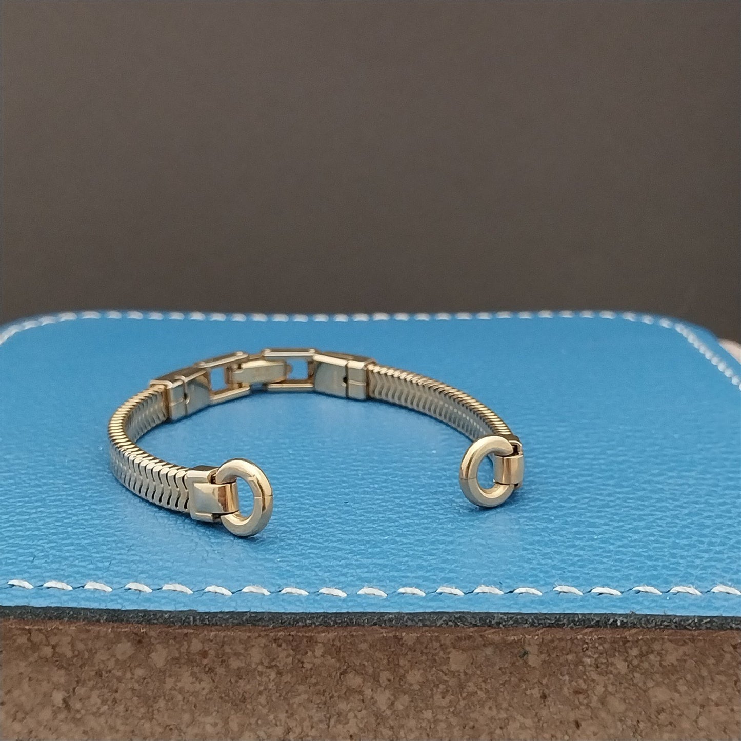 Vintage Ladies Forstner 12k Yellow Gold-Filled Unused 1950s Cocktail Watch Band