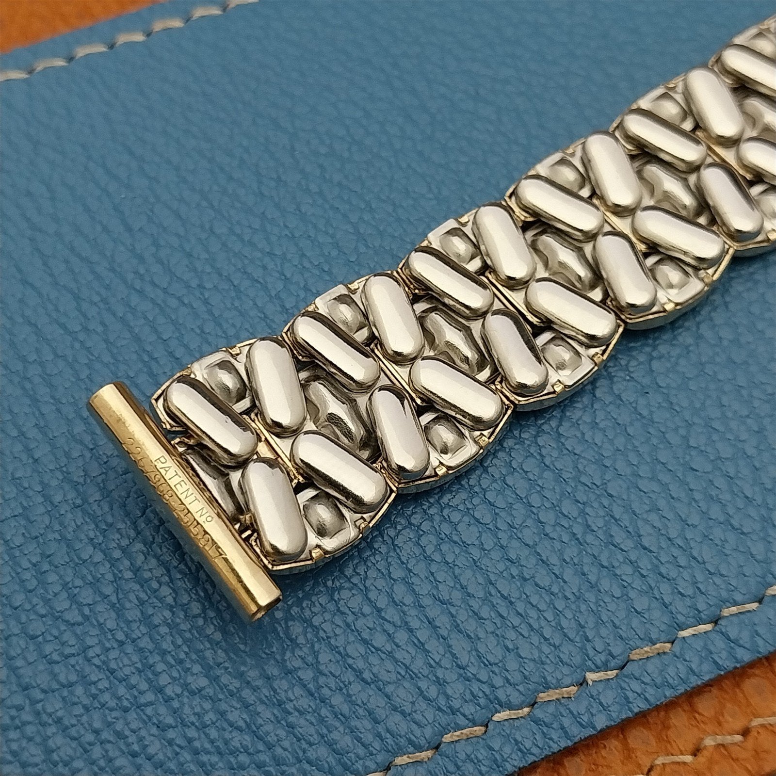 19mm 18mm Kaye Gold-Fill Quadra-Stretch Expansion Unused 50s Vintage Watch Band