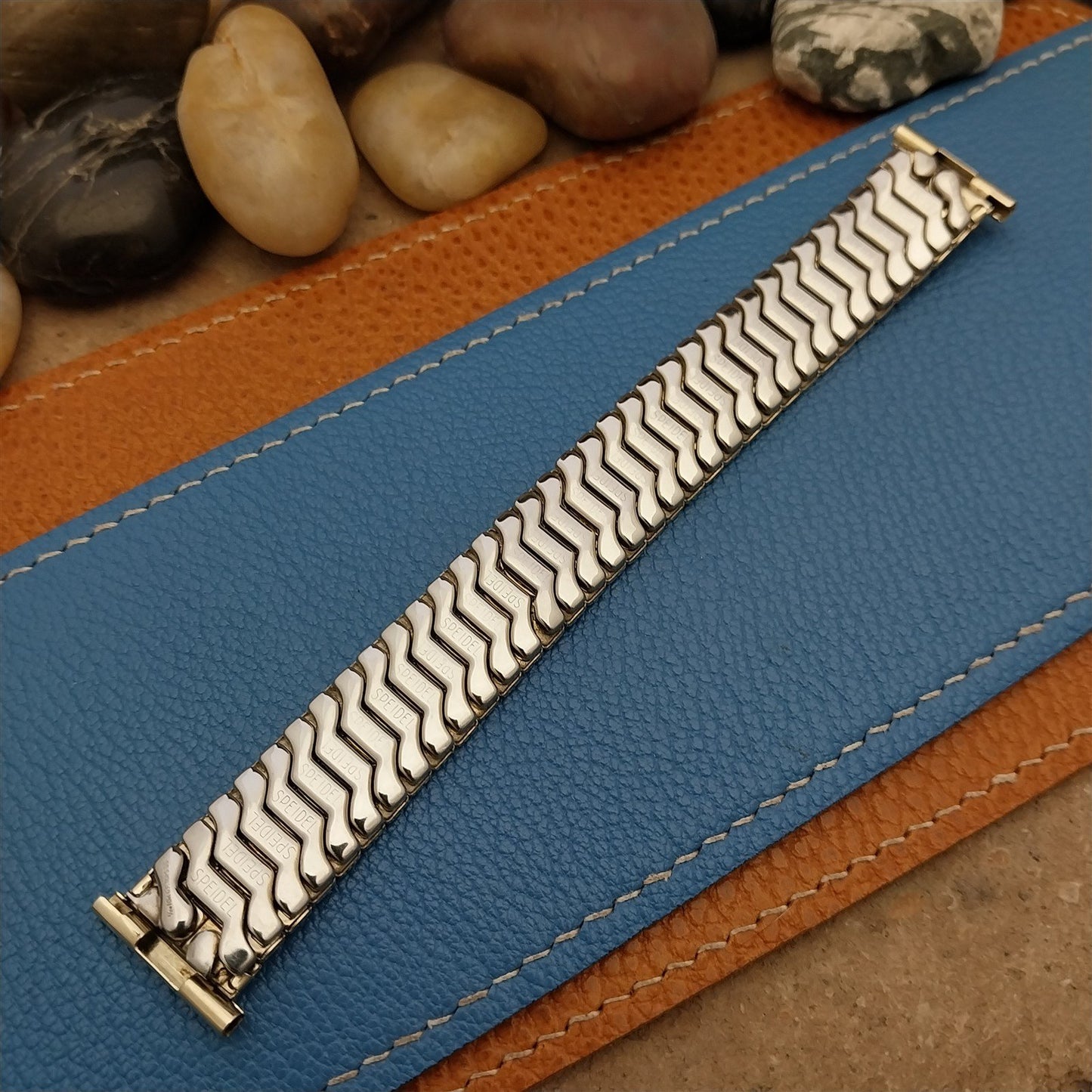 Speidel Aztec 19mm 18mm 16mm Yellow Gold-Fill Expansion NOS Vintage Watch Band