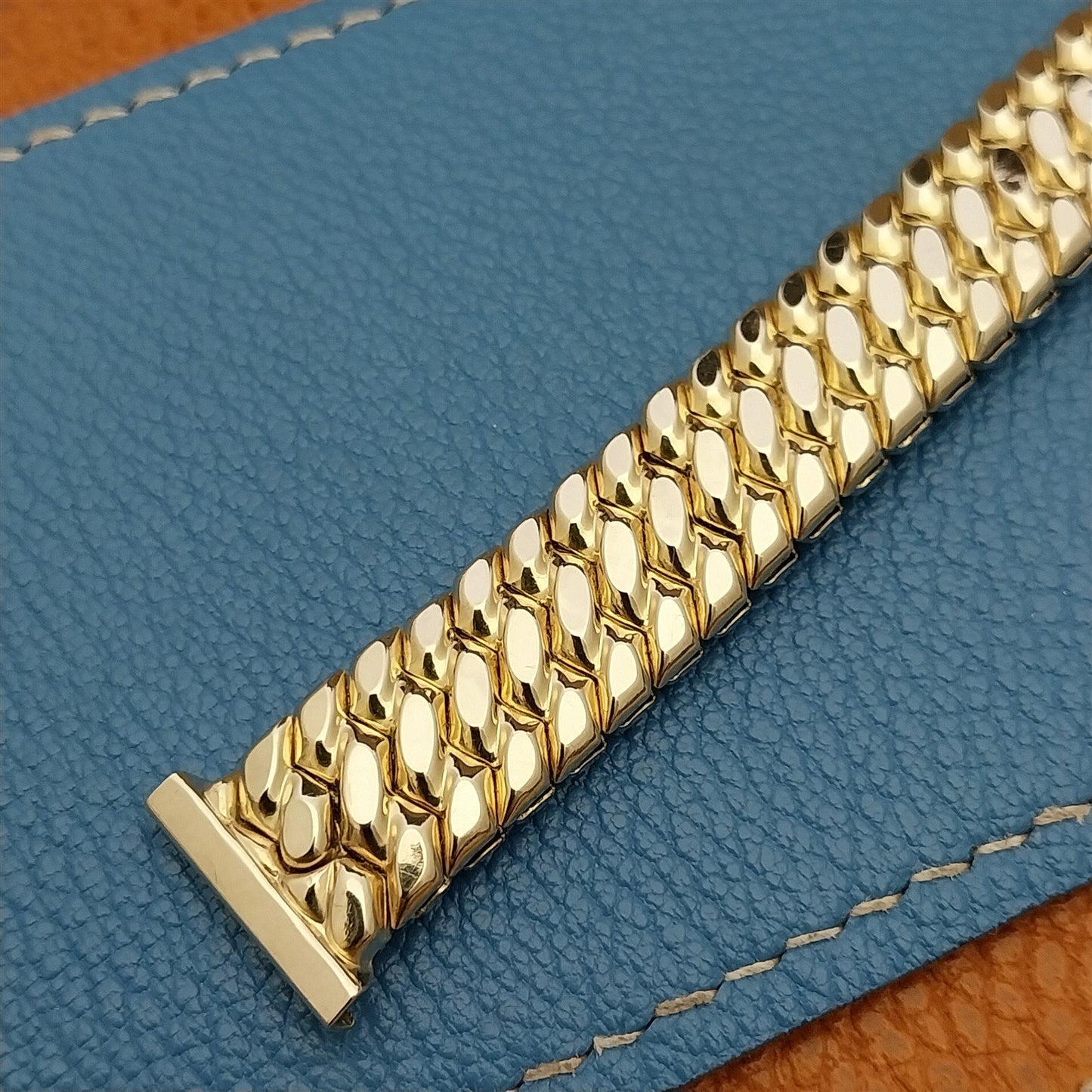 Vintage 5/8" Golden Templar Speidel Gold-Fill Classic 1950s Unused Watch Band