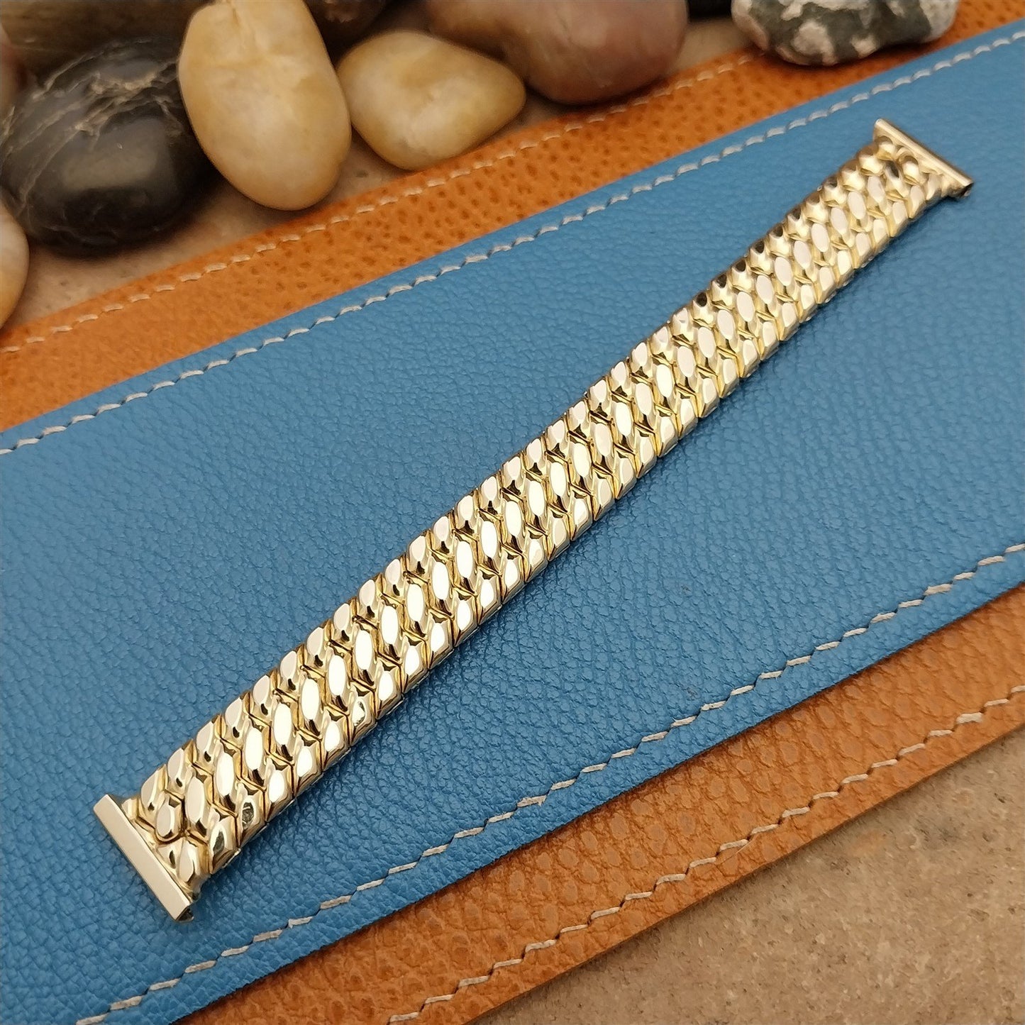 Vintage 5/8" Golden Templar Speidel Gold-Fill Classic 1950s Unused Watch Band