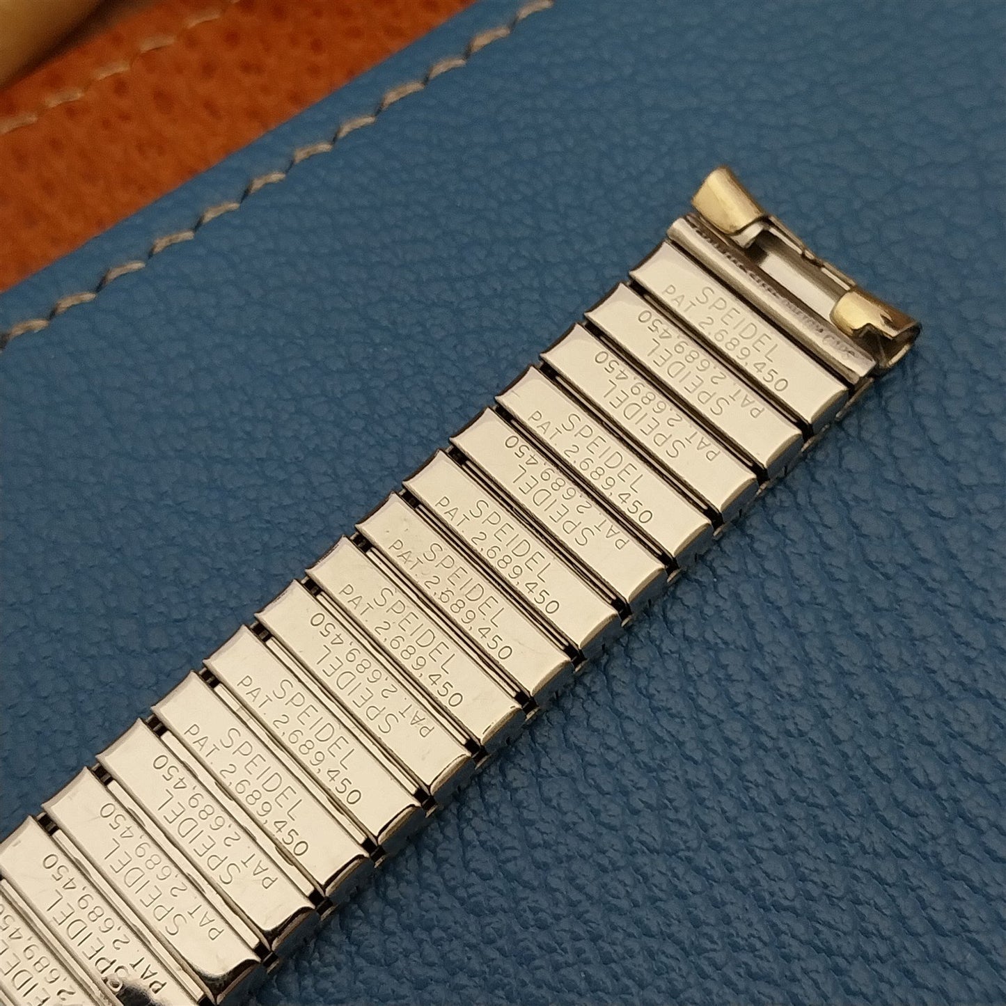 Vintage 1965 16mm Speidel Florentine Yellow Gold-Fill Unused Classic Watch Band