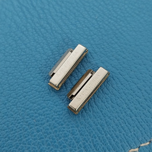 2 Kreisler DuraFlex Yellow Gold Fill Unused LINKS add 1/4" to Vintage Watch Band