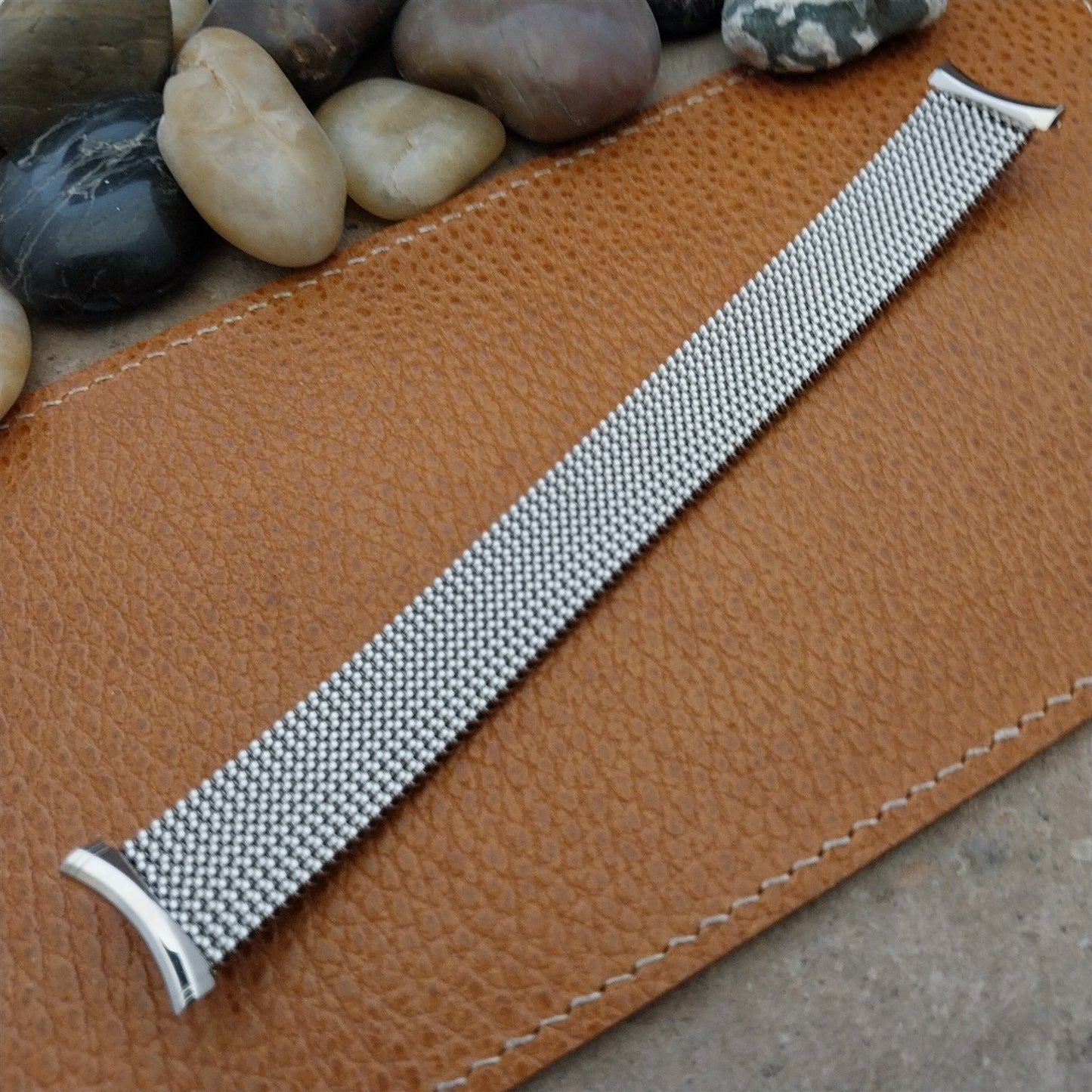 Vintage 19mm 18mm 17mm 16mm Evinger Stainless Expansion Mesh Unused Watch Band