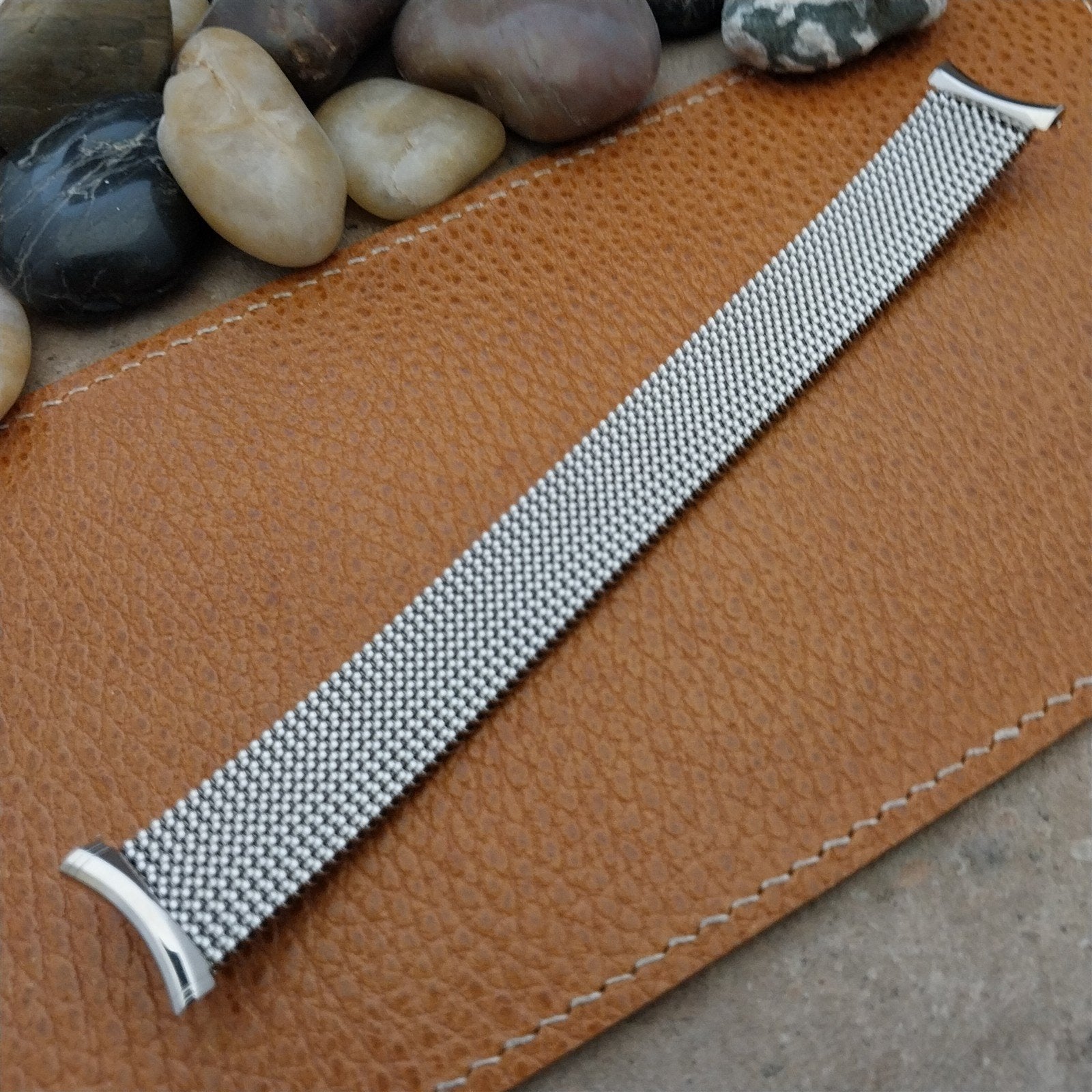 Vintage 19mm 18mm 17mm 16mm Evinger Stainless Expansion Mesh Unused Watch Band