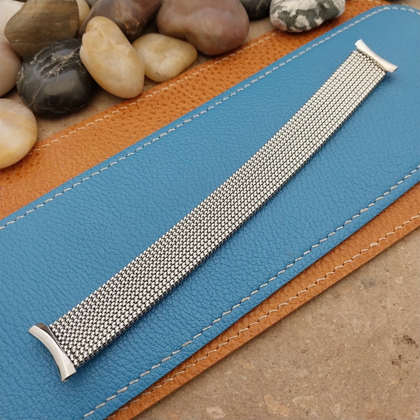 Vintage 19mm 18mm 17mm 16mm Evinger Stainless Expansion Mesh Unused Watch Band