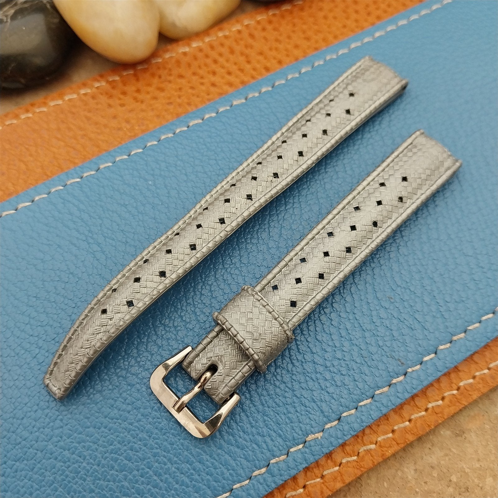 Vintage 12mm Gray Swiss Tropic Ladies Unused NOS 1960s-1970s Watch Band