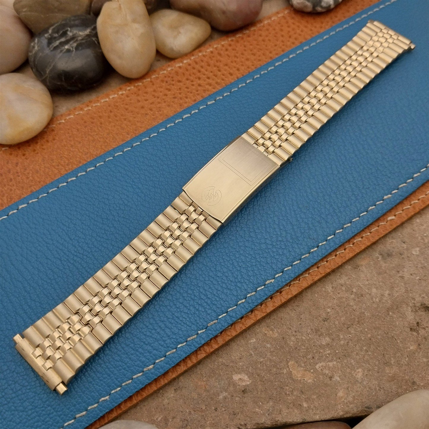 Vintage 18mm 19mm 20mm Rolled Gold Plate Classic 1980s Unused Watch Band