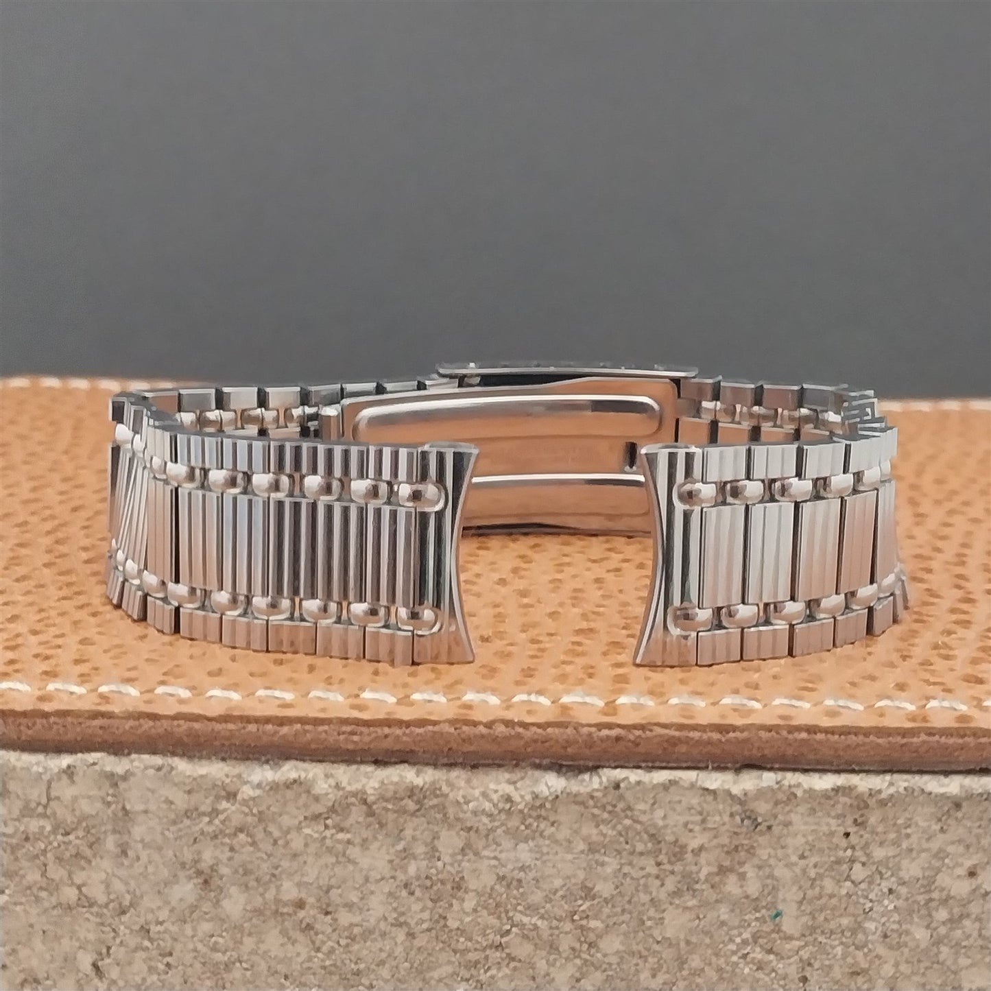 Vintage 17.2mm Stainless Steel Kreisler Stelux Unused 1970s Classic Watch Band