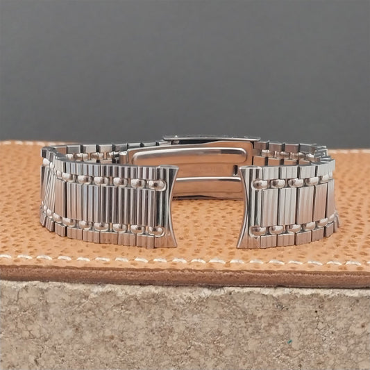 Vintage 17.2mm Stainless Steel Kreisler Stelux Unused 1970s Classic Watch Band