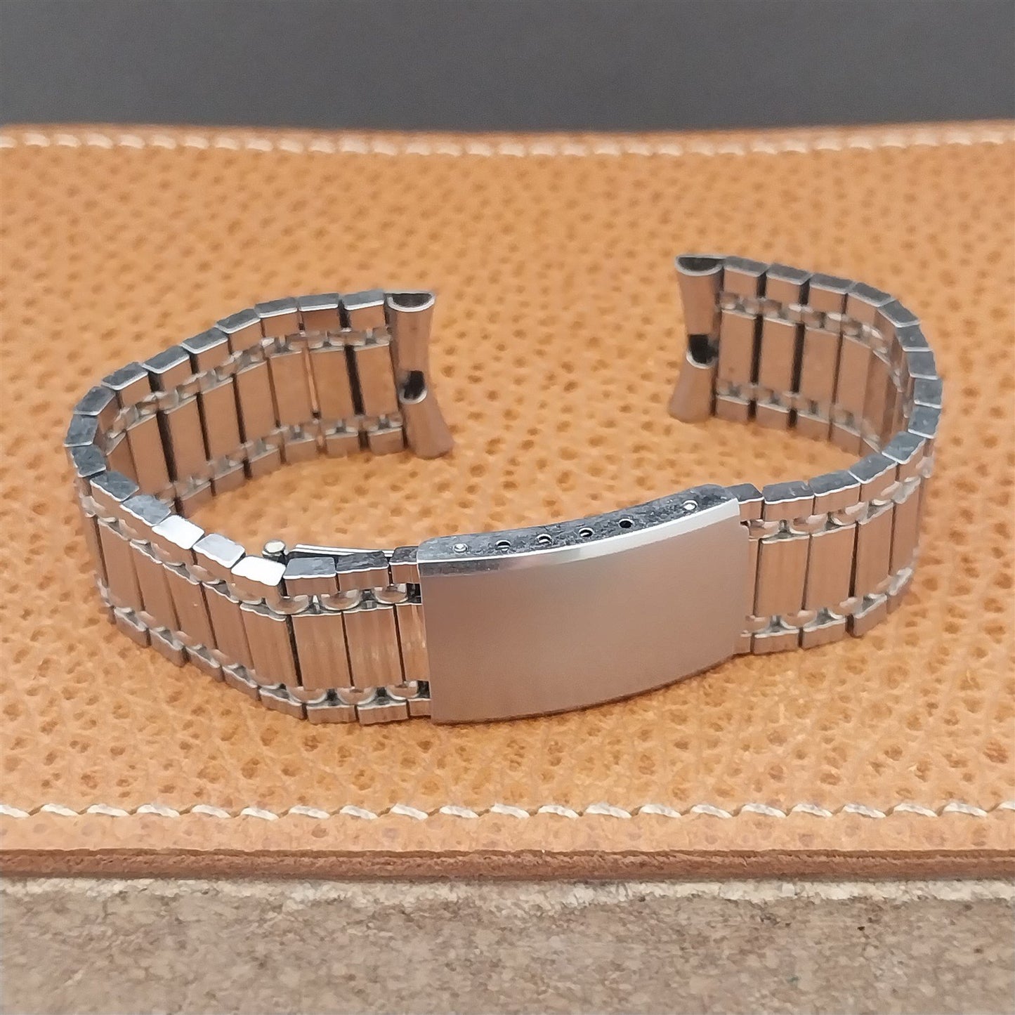 Vintage 17.2mm Stainless Steel Kreisler Stelux Unused 1970s Classic Watch Band