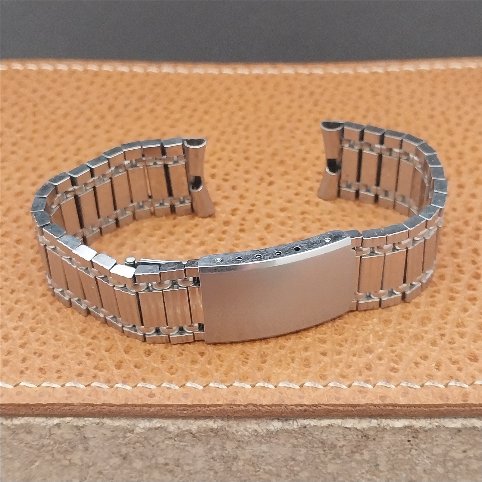 Vintage 17.2mm Stainless Steel Kreisler Stelux Unused 1970s Classic Watch Band