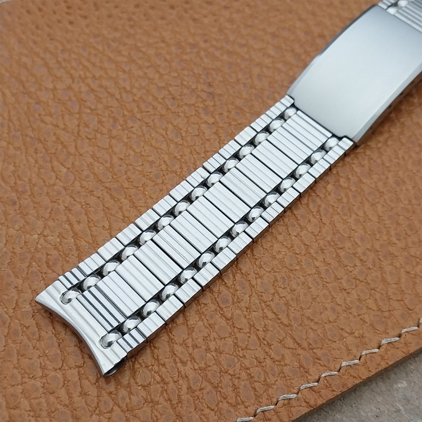 Vintage 17.2mm Stainless Steel Kreisler Stelux Unused 1970s Classic Watch Band