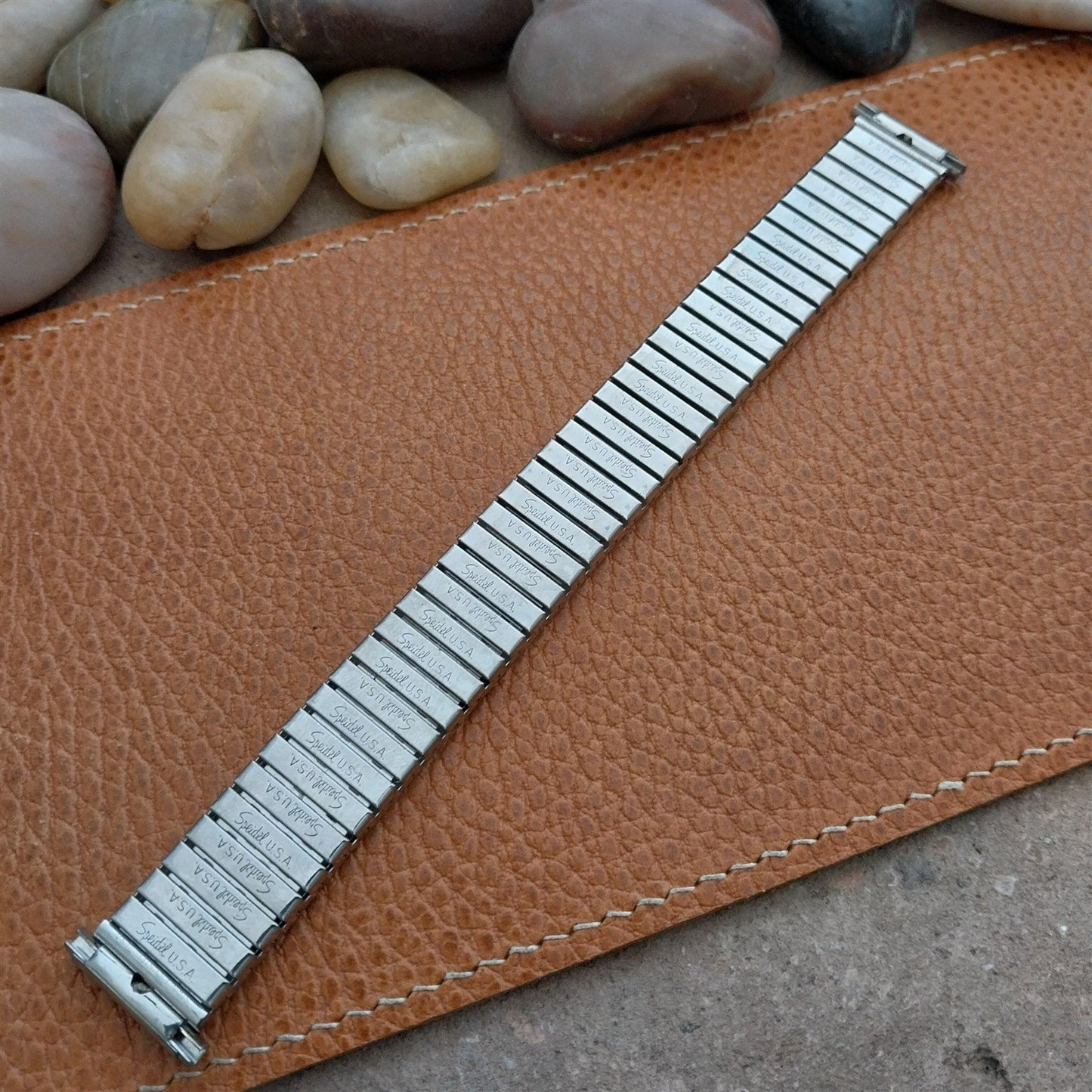 Vintage 1970s Stainless Steel Speidel Thunderbird 16mm 18mm 19mm nos Watch Band