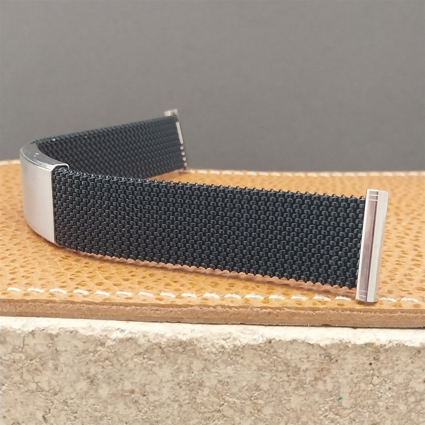 Stainless Steel Evinger Mesh Stretch 19mm 18mm 17mm Unused Vintage Watch Band