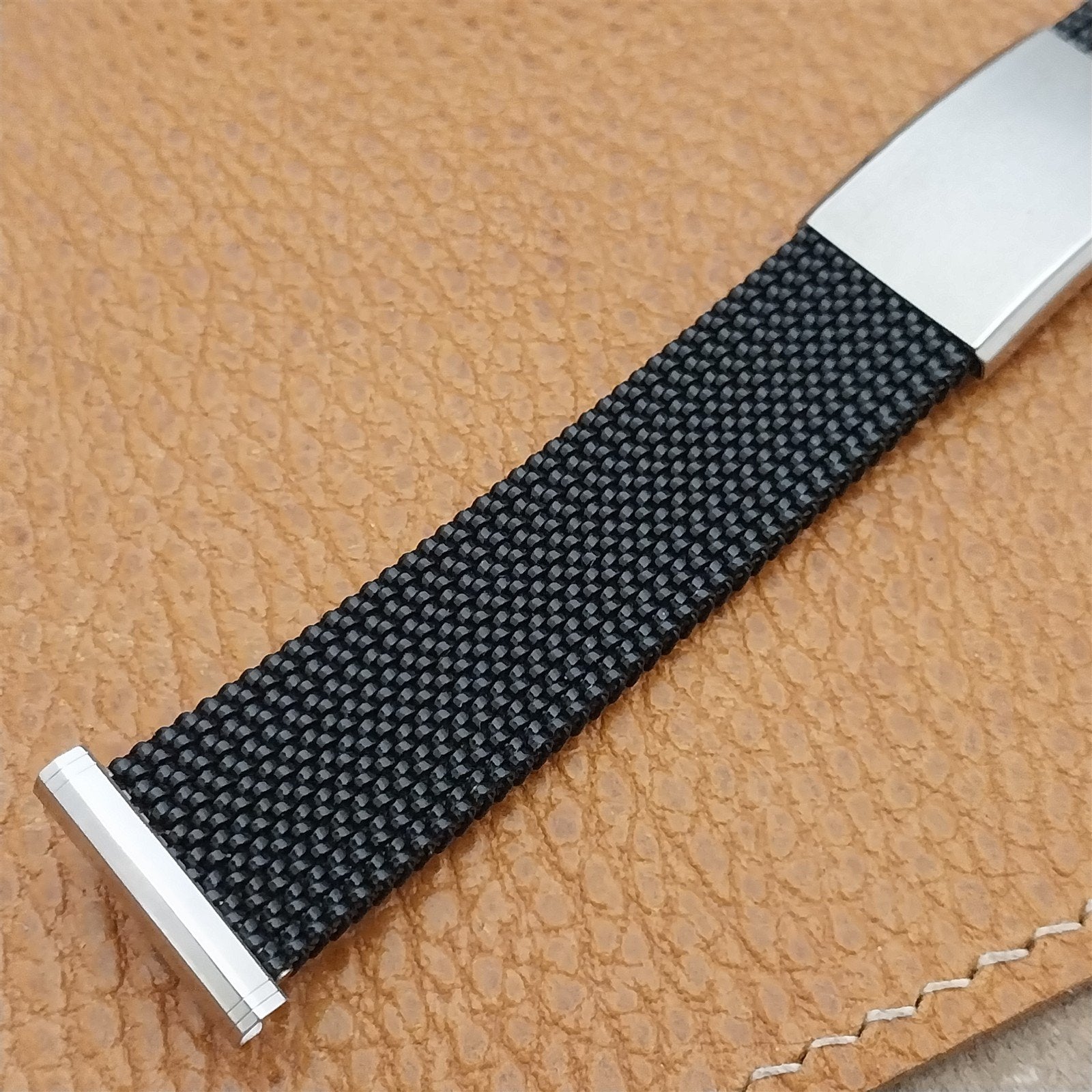 Stainless Steel Evinger Mesh Stretch 19mm 18mm 17mm Unused Vintage Watch Band