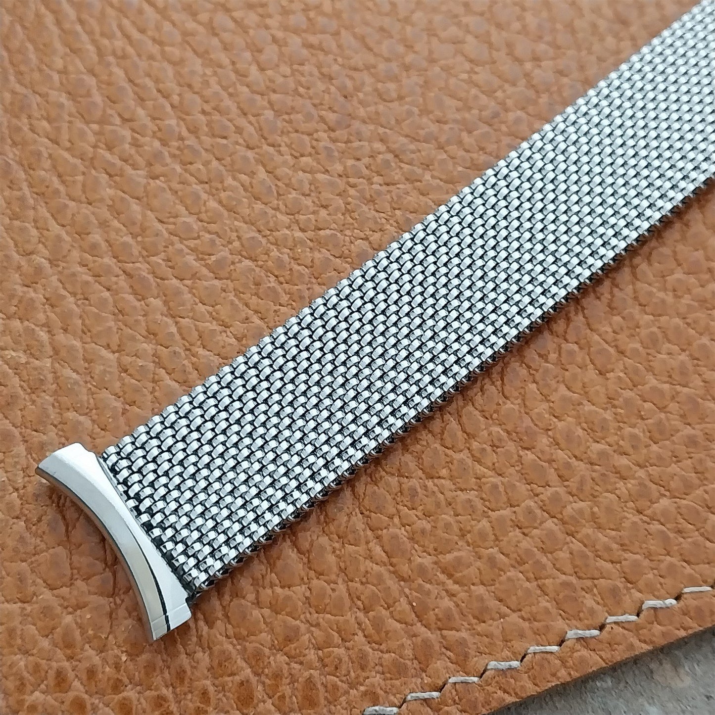19mm 18mm 17mm 16mm Evinger Vintage Stainless Stretch Mesh Unused Watch Band