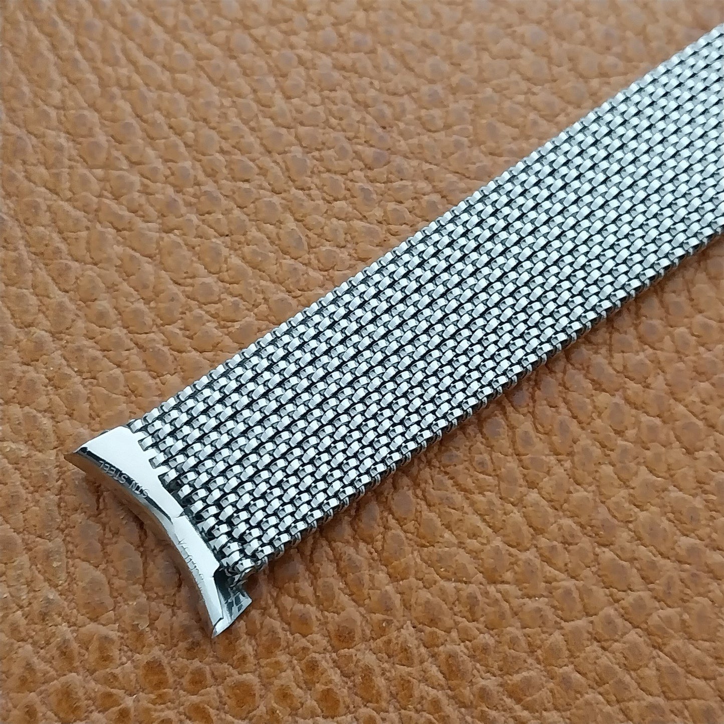 19mm 18mm 17mm 16mm Evinger Vintage Stainless Stretch Mesh Unused Watch Band
