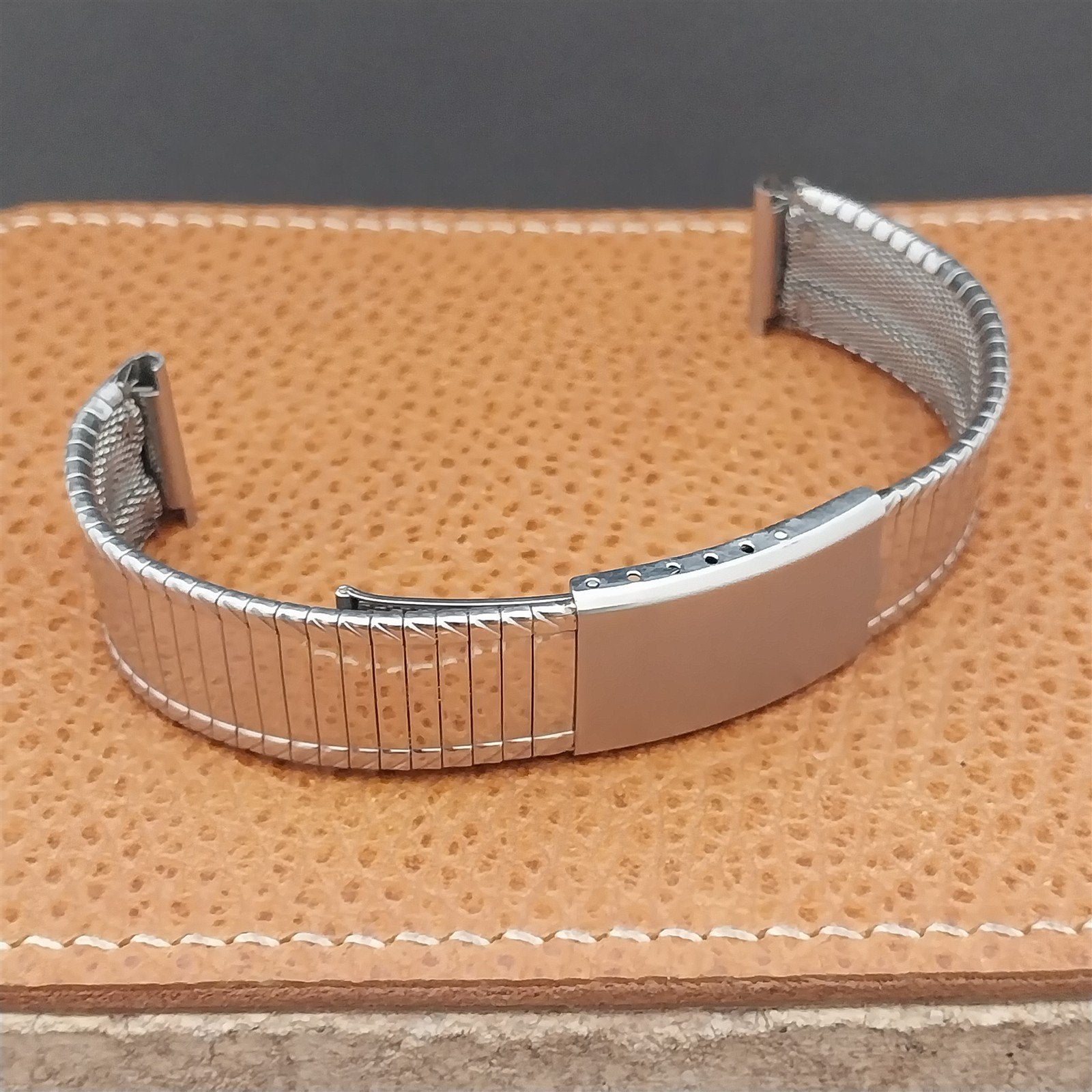 Vintage 17.5mm Stainless Steel Classic Kreisler Unused 1960s Watch Band