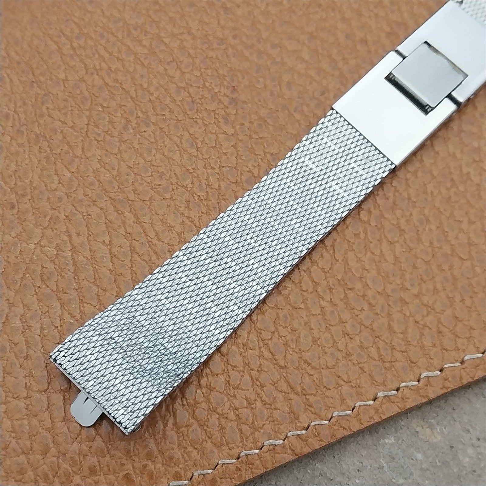 Vintage 17.4mm Kreisler Stainless Steel Mesh Unused NOS 1960s Classic Watch Band