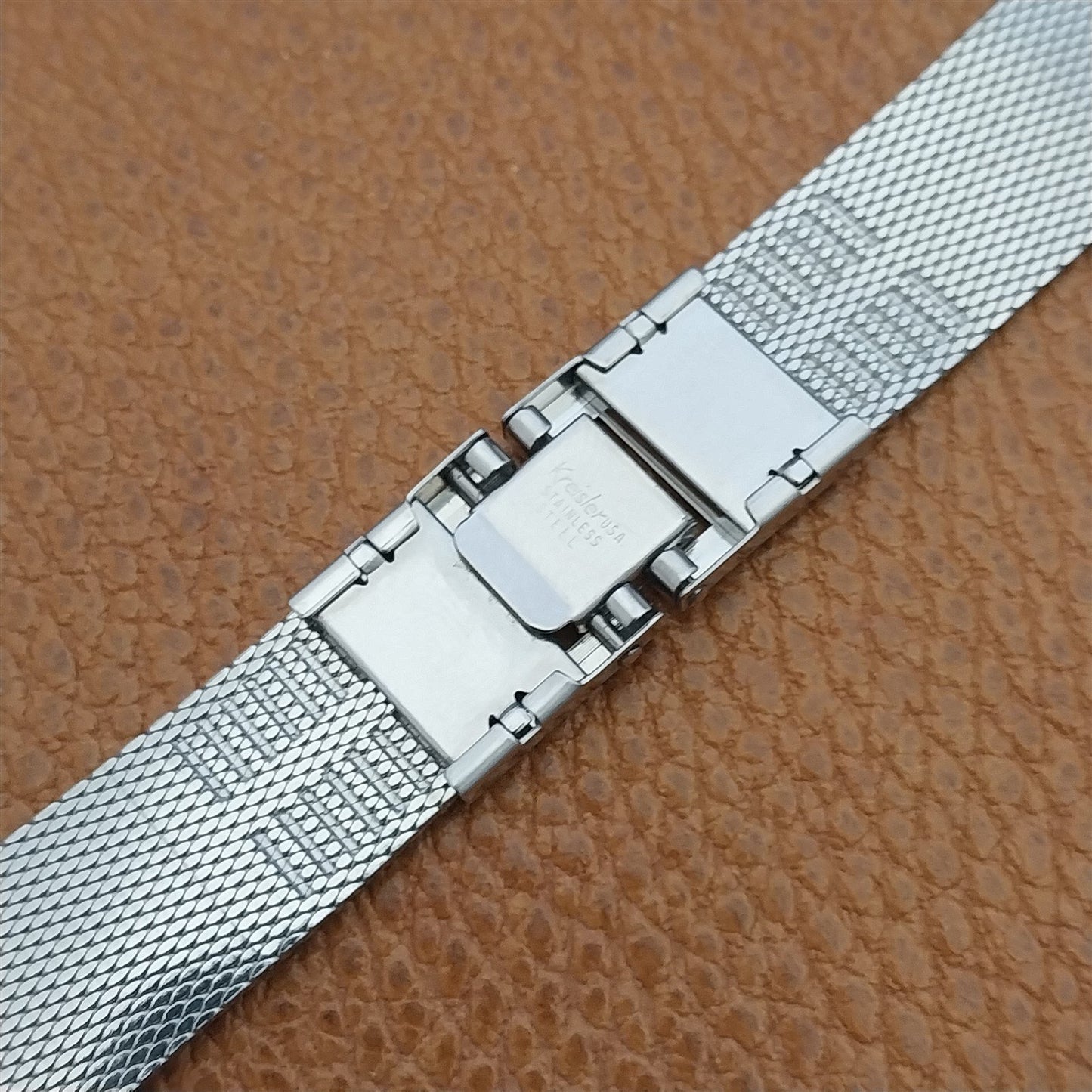 Vintage 17.4mm Kreisler Stainless Steel Mesh Unused NOS 1960s Classic Watch Band