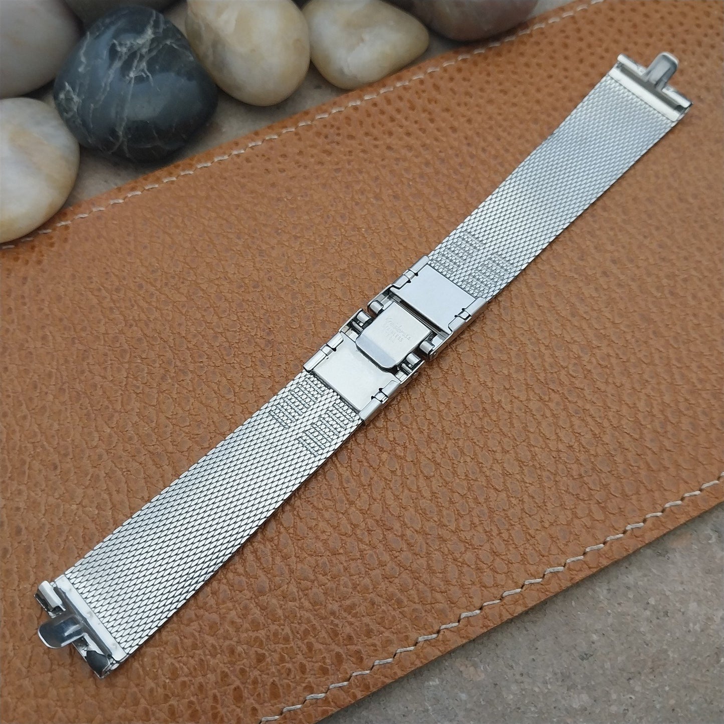 Vintage 17.4mm Kreisler Stainless Steel Mesh Unused NOS 1960s Classic Watch Band