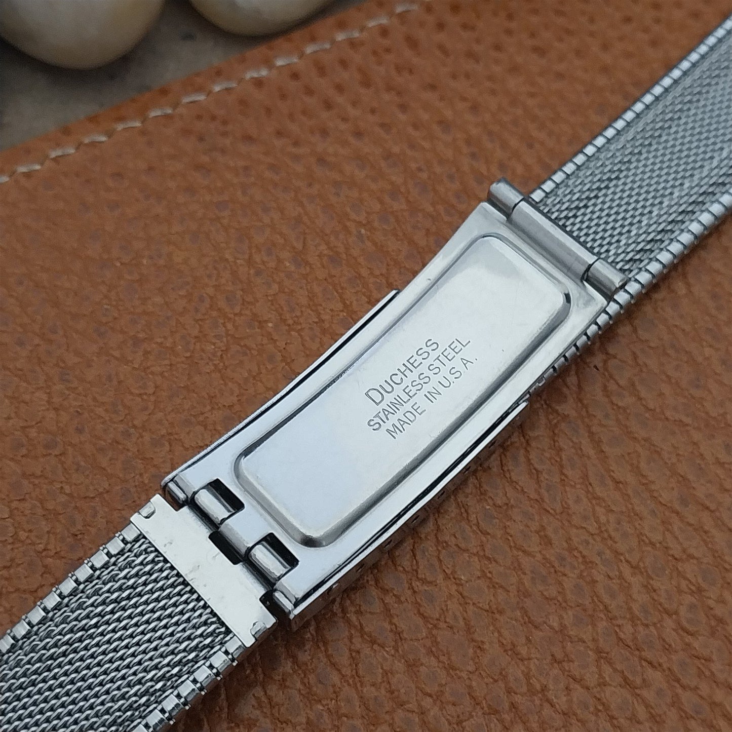 20mm Bulova Stainless Steel mcm nos 1960s Unused Vintage Watch Band