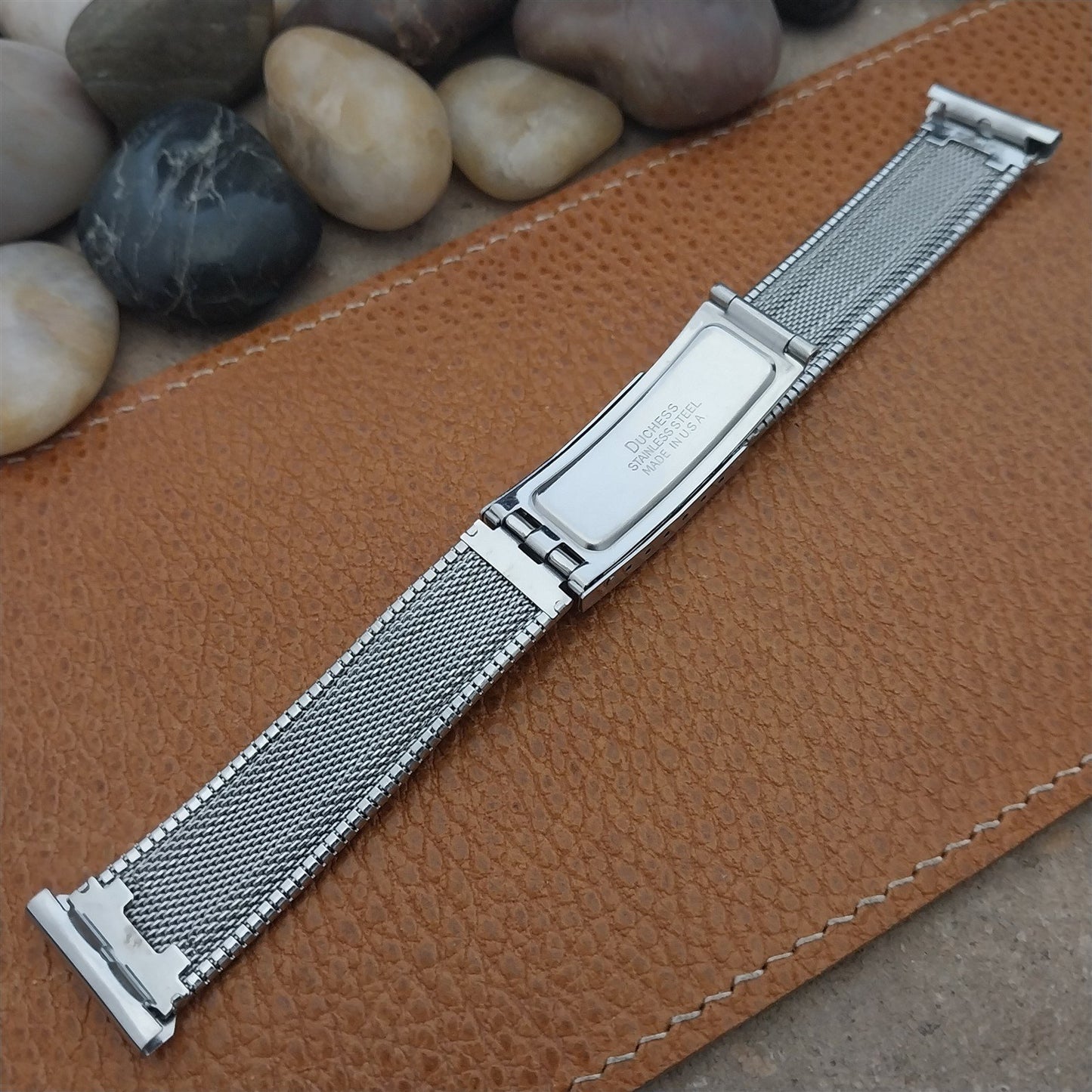 20mm Bulova Stainless Steel mcm nos 1960s Unused Vintage Watch Band