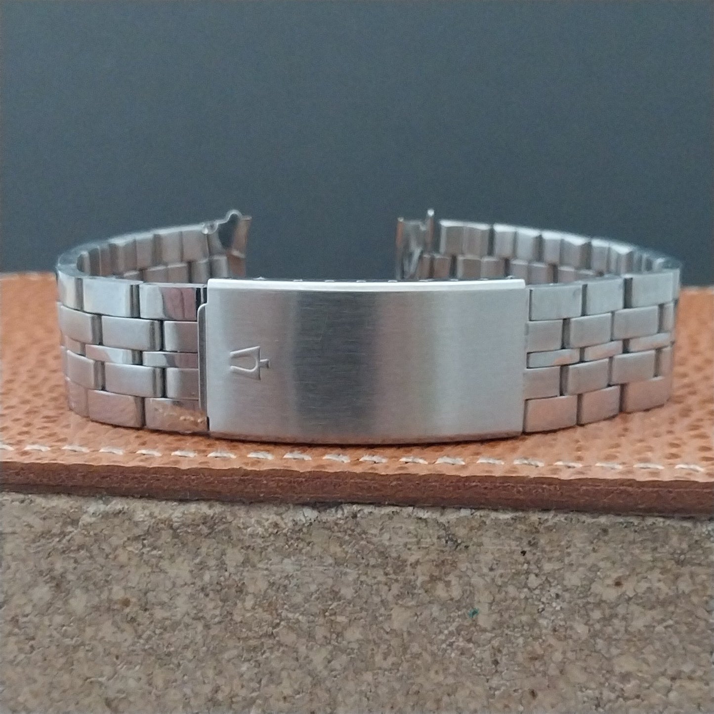 1960s Vintage Accutron Tuning Fork Stainless Steel nos Classic Watch Band